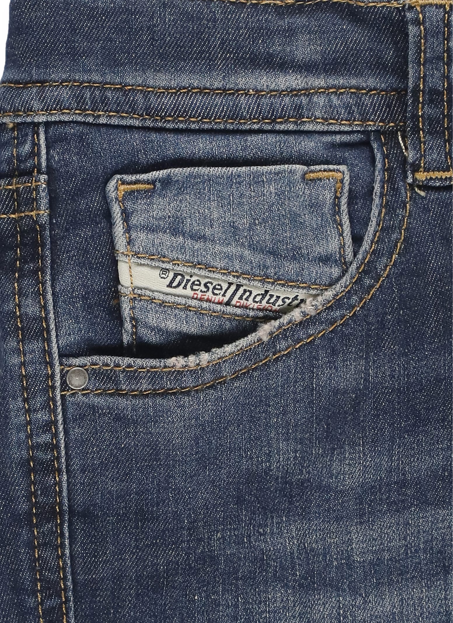 Diesel Jeans Kids Color Blue In Blue