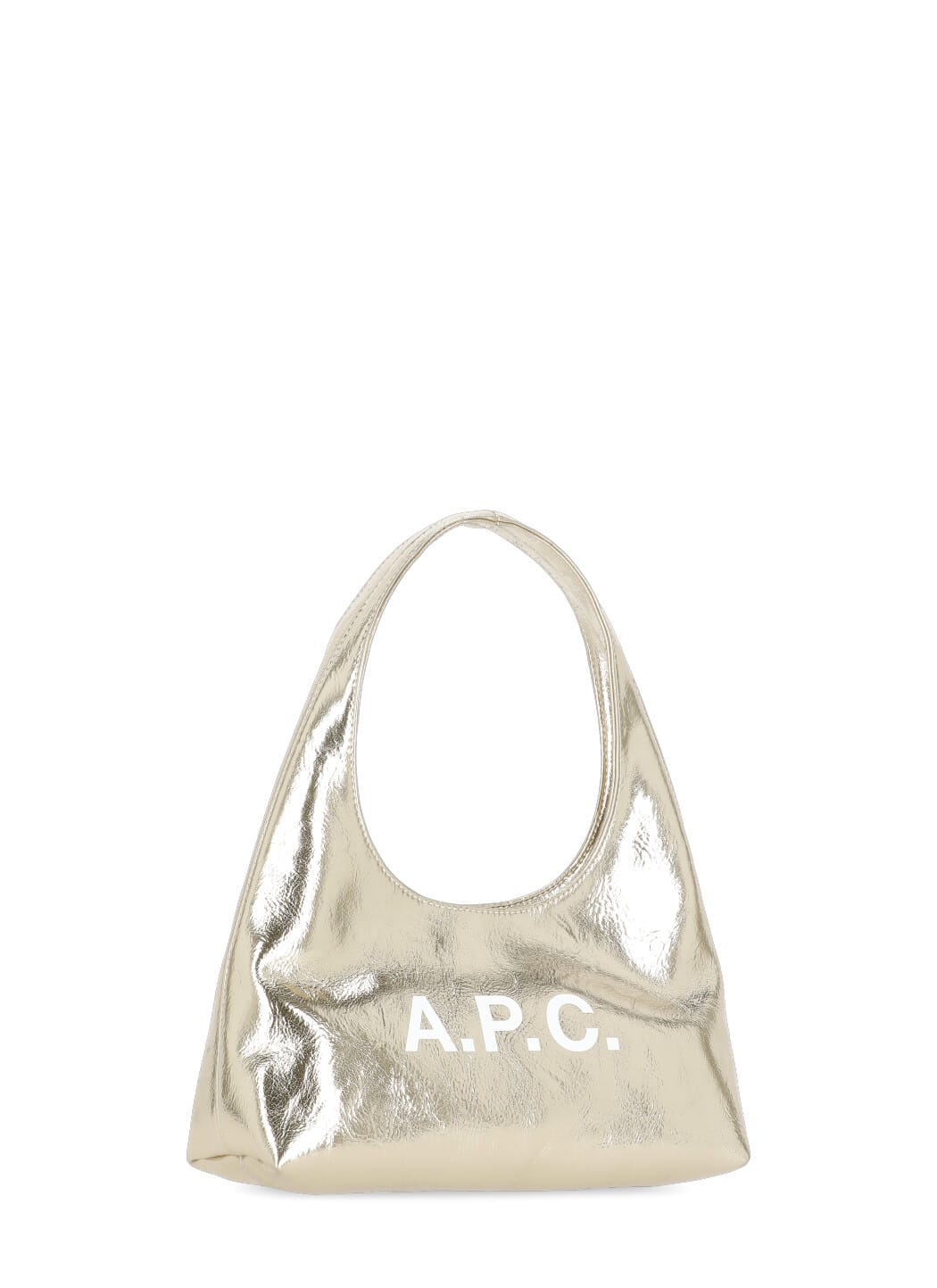 Apc Baby Ninon Metallic Shoulder Bag In Gold