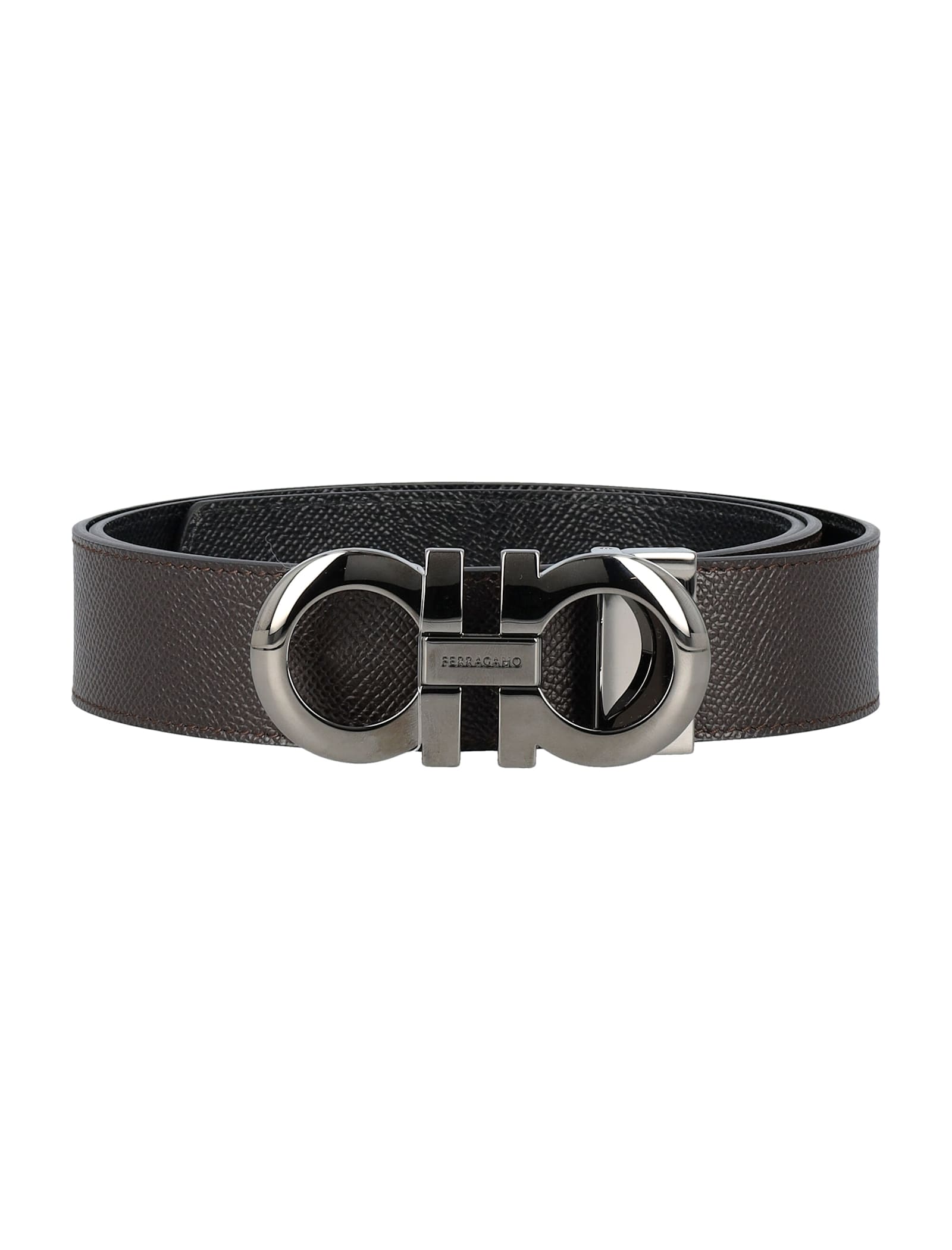 Reversible And Adjustable Gancini Belt