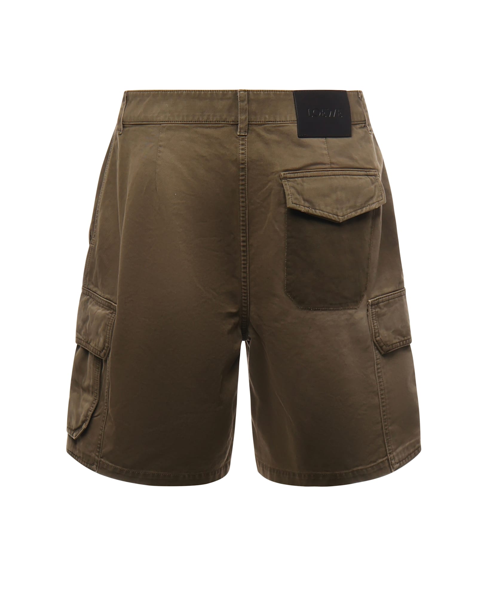 Loewe Cargo Bermuda Shorts In Brown