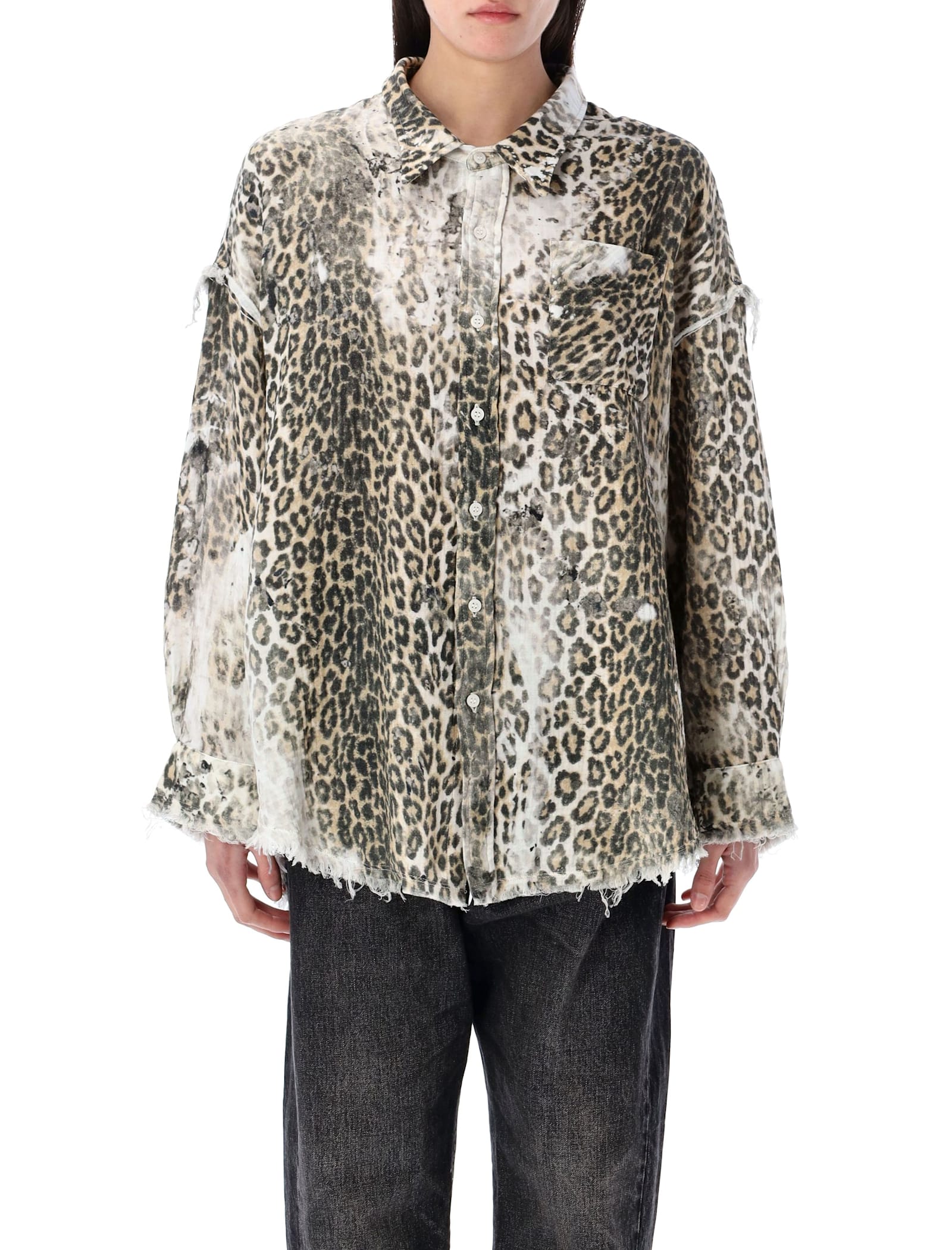 Shirt Oversized Leo Bleached