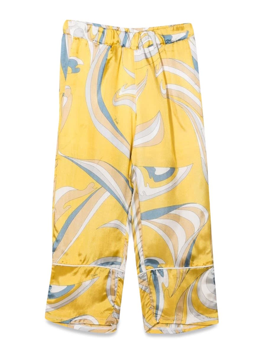 Pucci Kids' Pantaloni In Multicolour