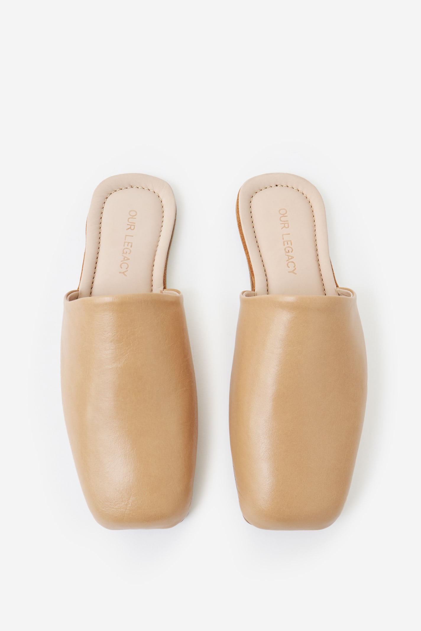 Our Legacy Cigarr Slipper Flats In Sand