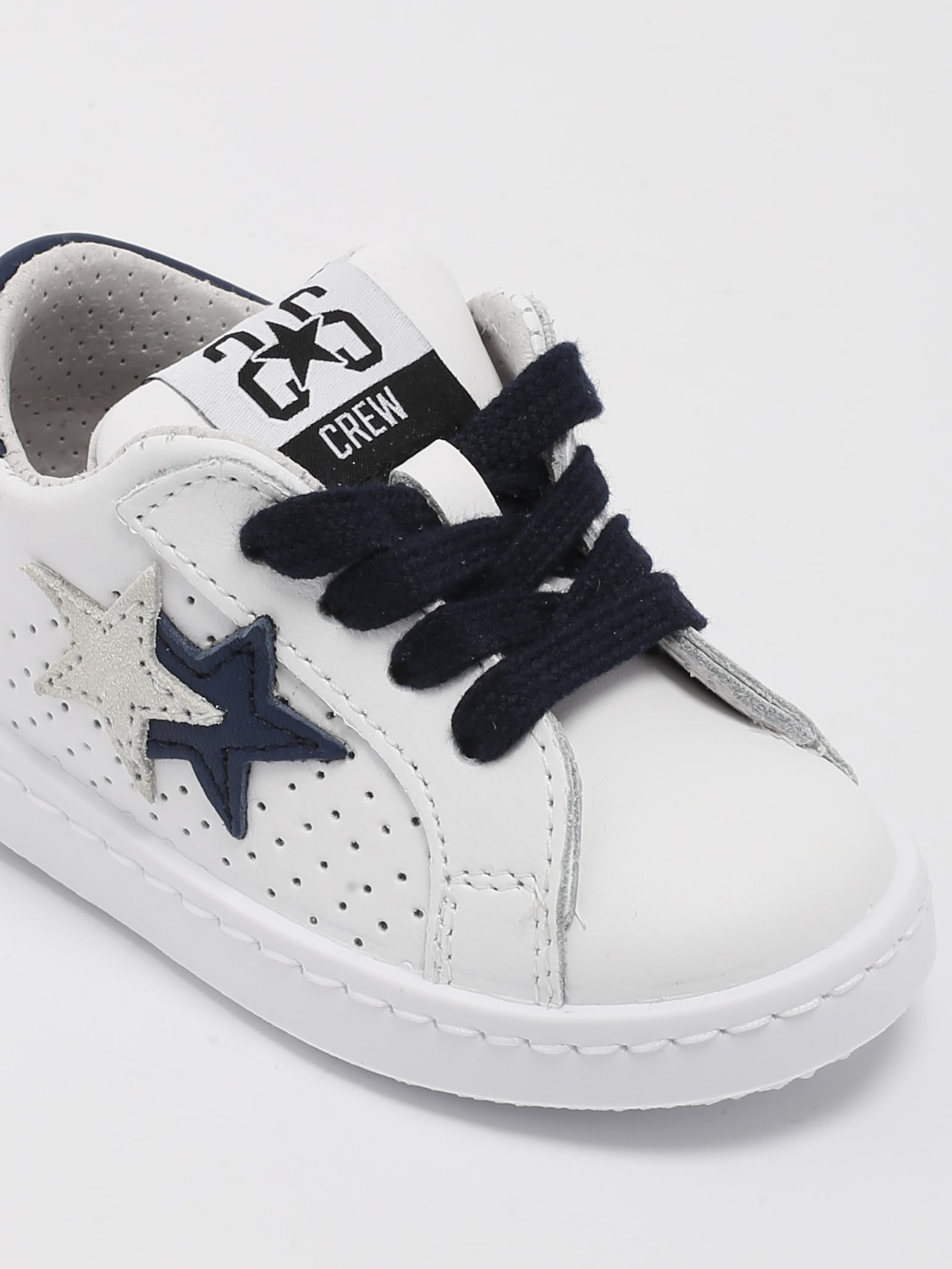 Shop 2star Sneakers Low Sneaker In Bianco-blu