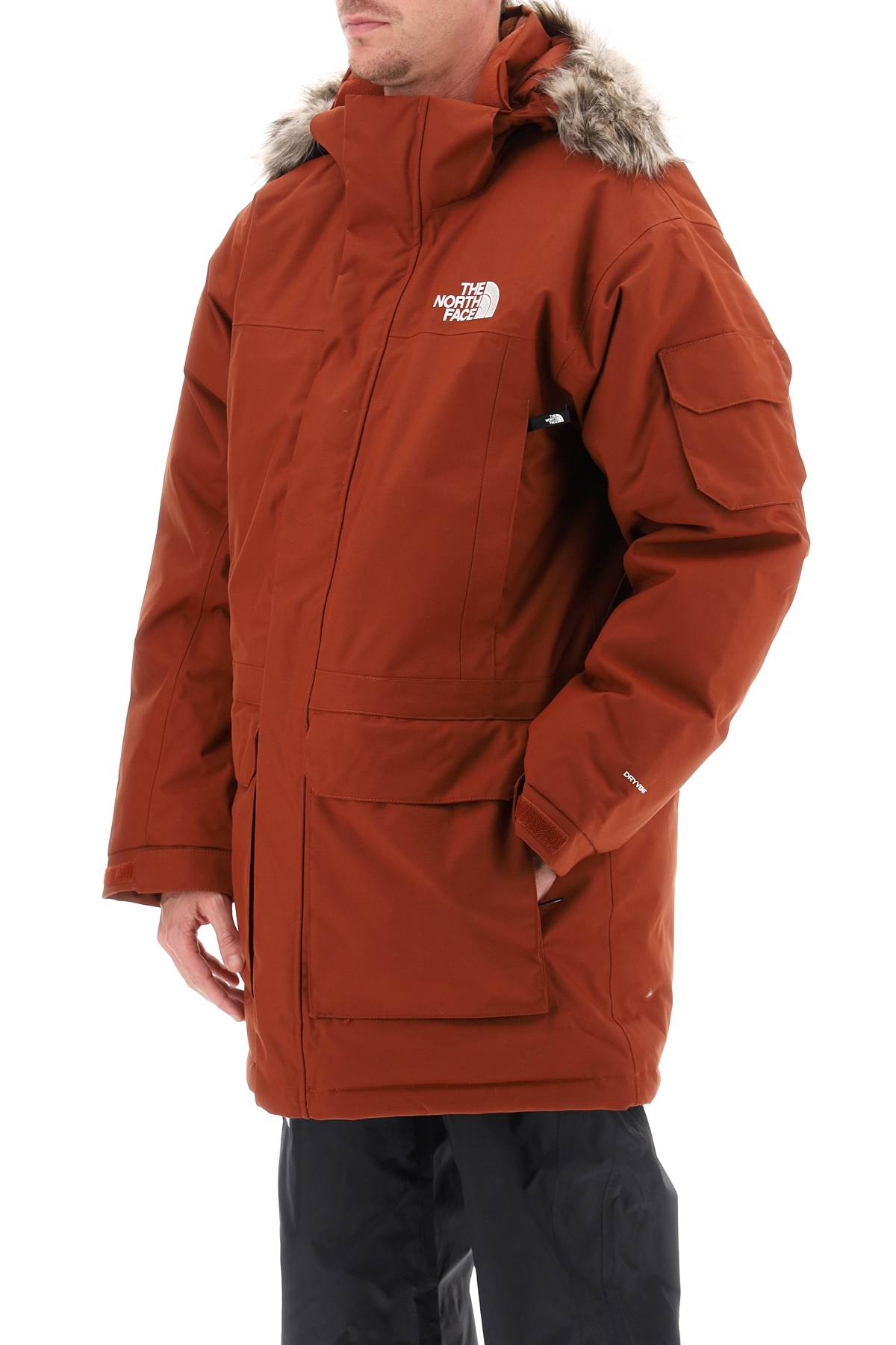 Shop The North Face Mcmurdo Hooded Padded Parka In Brandy Brown (brown)