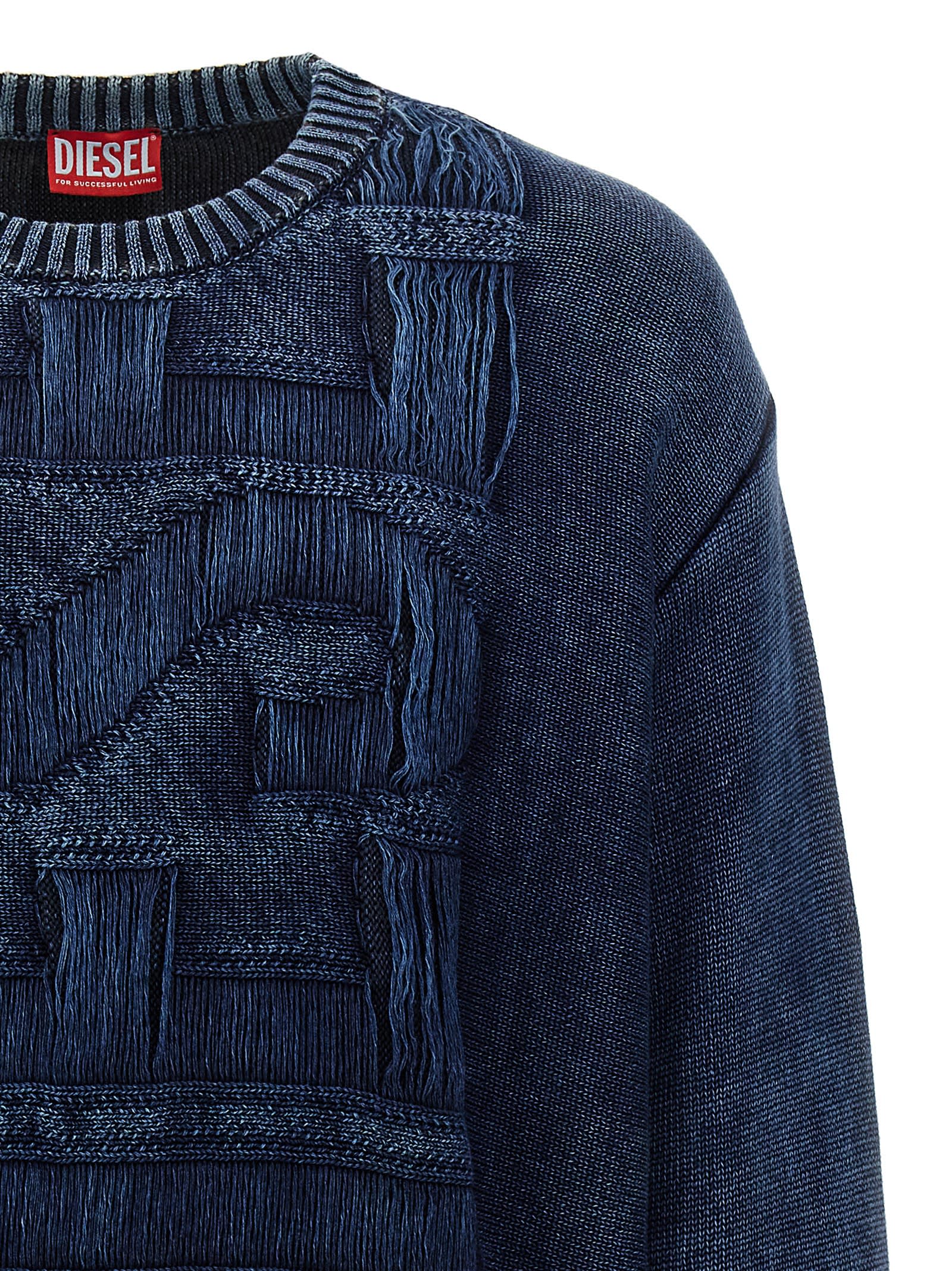 Shop Diesel K-rottissimo Sweater In Blue