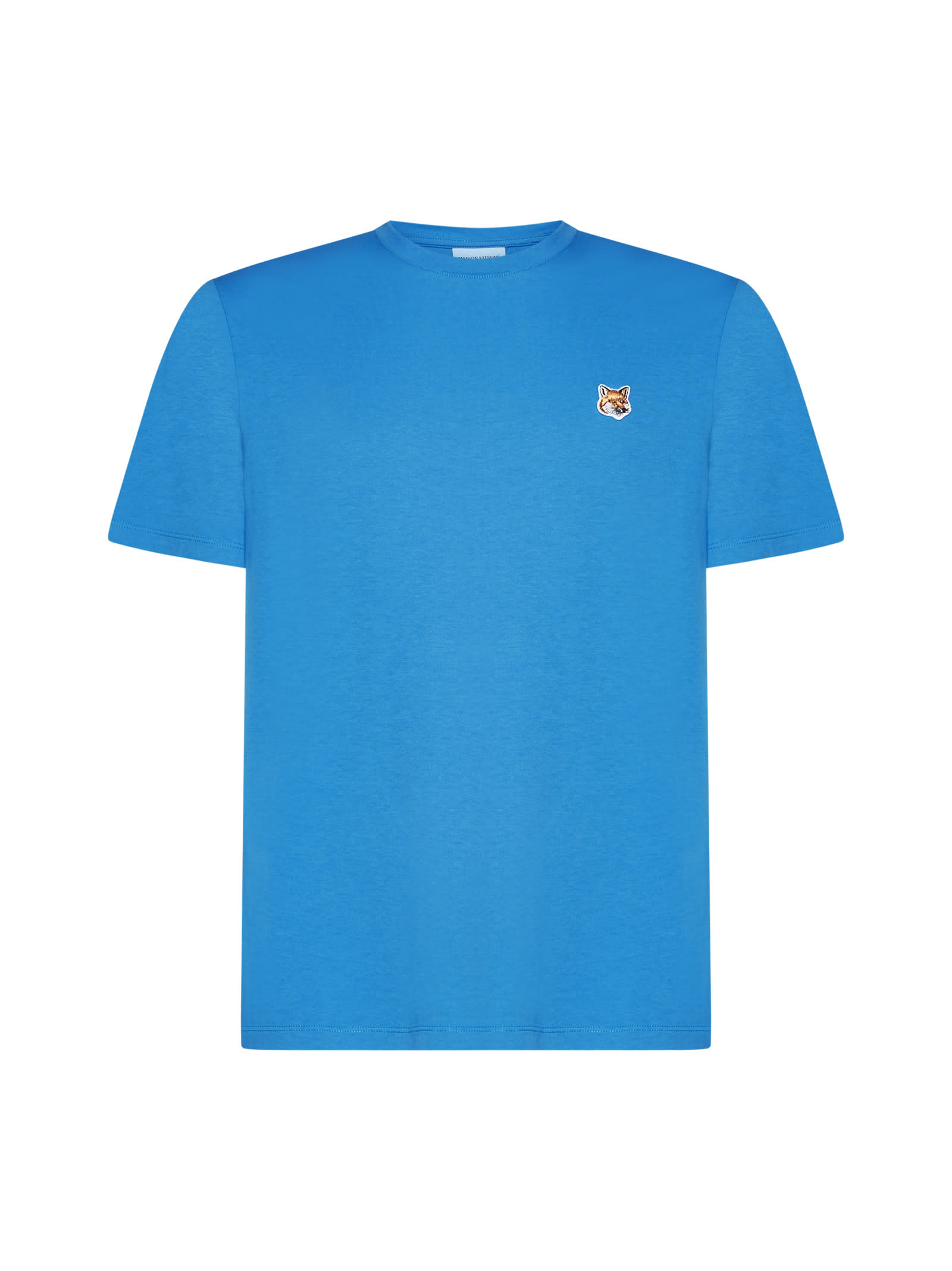 Shop Maison Kitsuné T-shirt In Enamel Blue