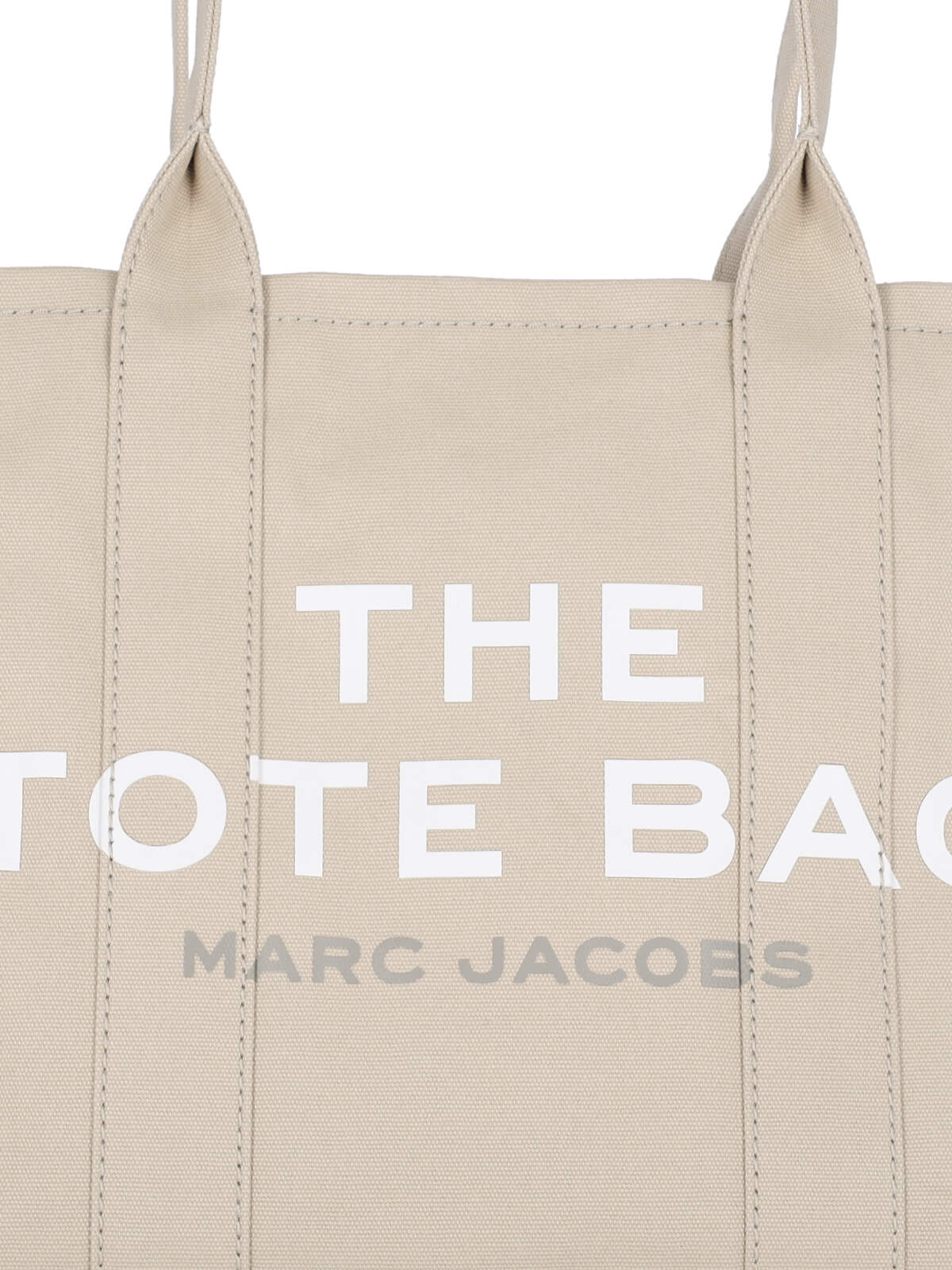 Shop Marc Jacobs The Large Tote Bag In Beige