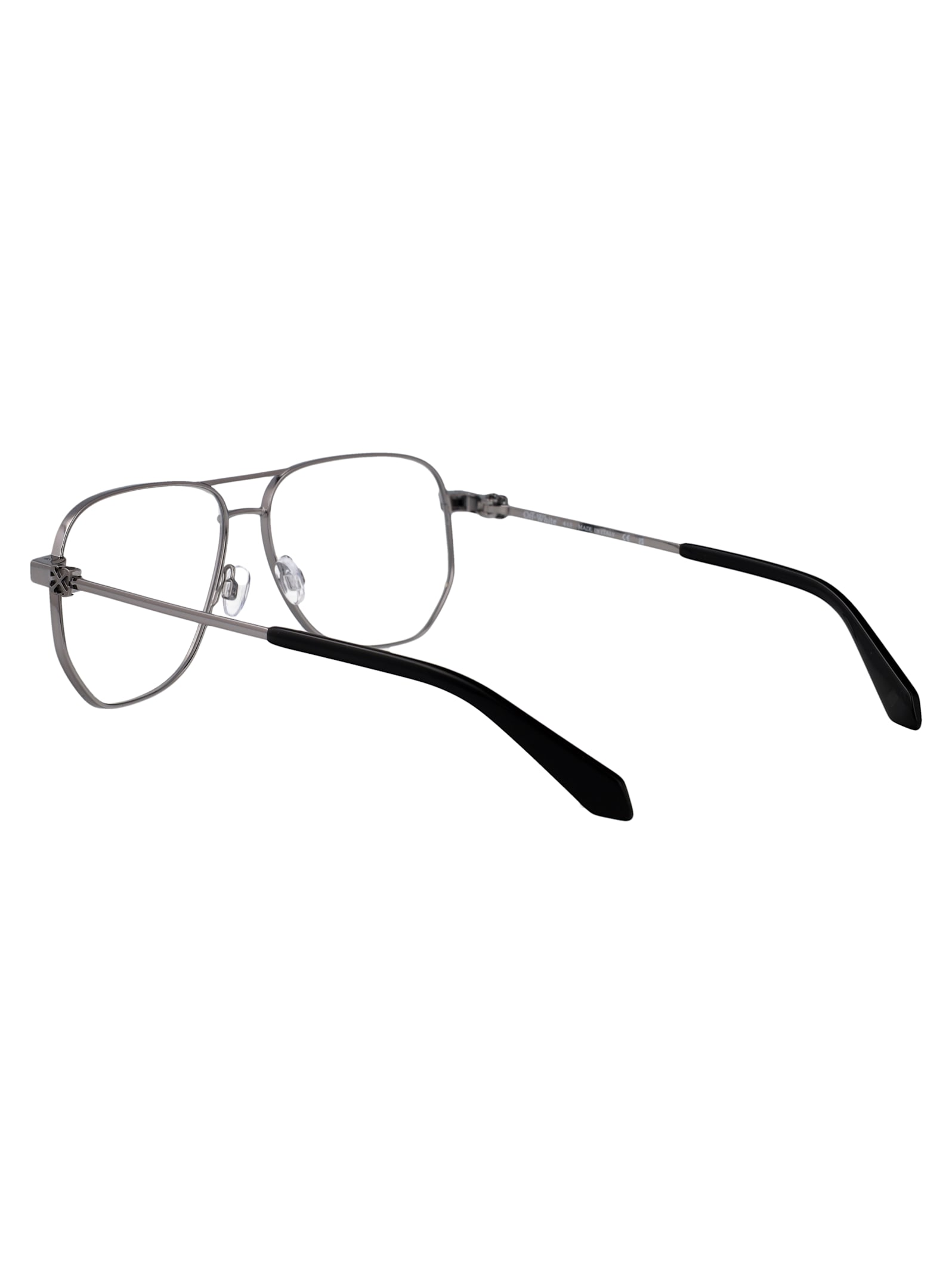 Off-white Eyewear Style 8a Glasses In Gunmetal