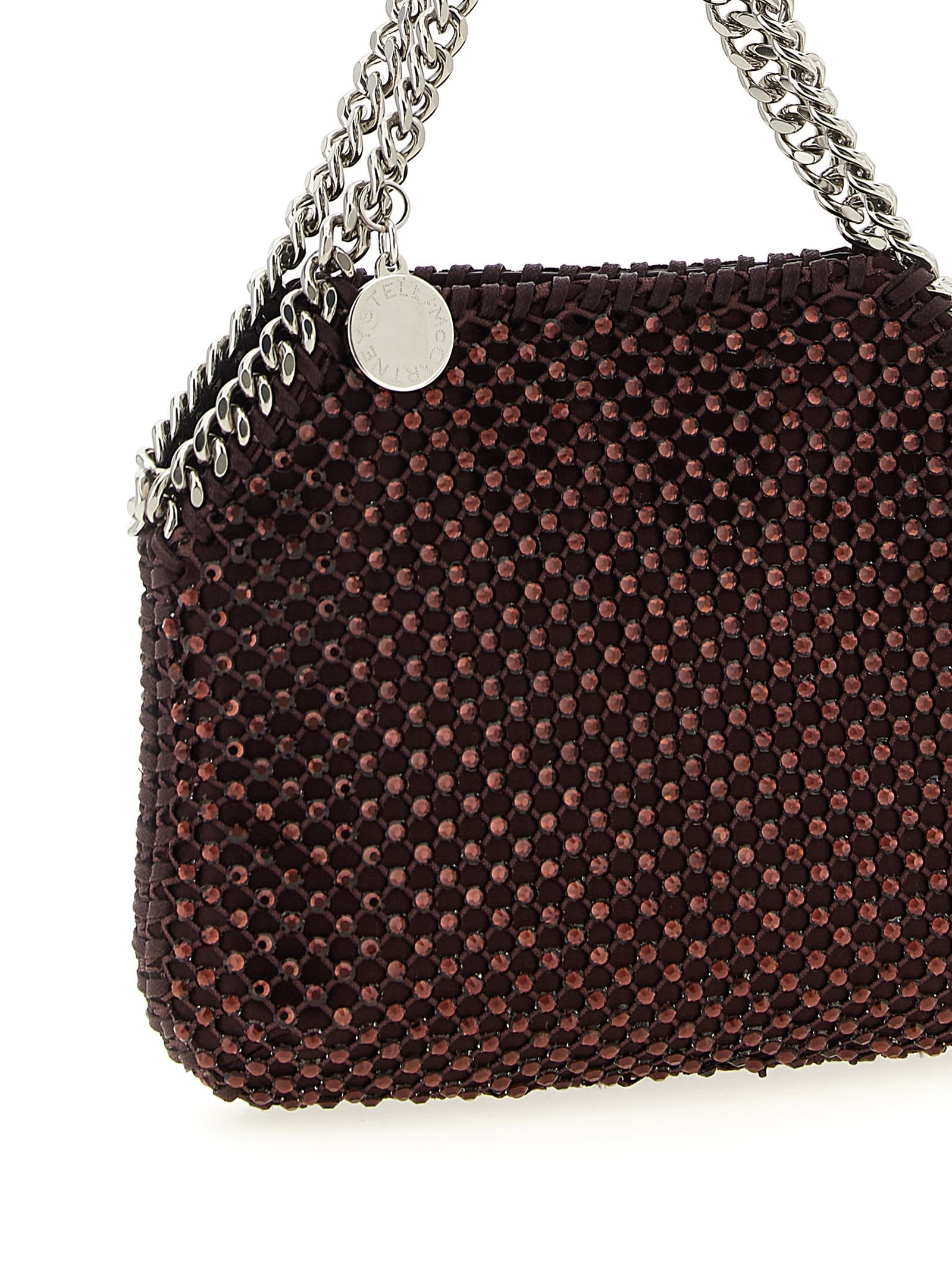 Stella Mccartney Falabella Chain-link Shoulder Strap Embellished Bag In Multi