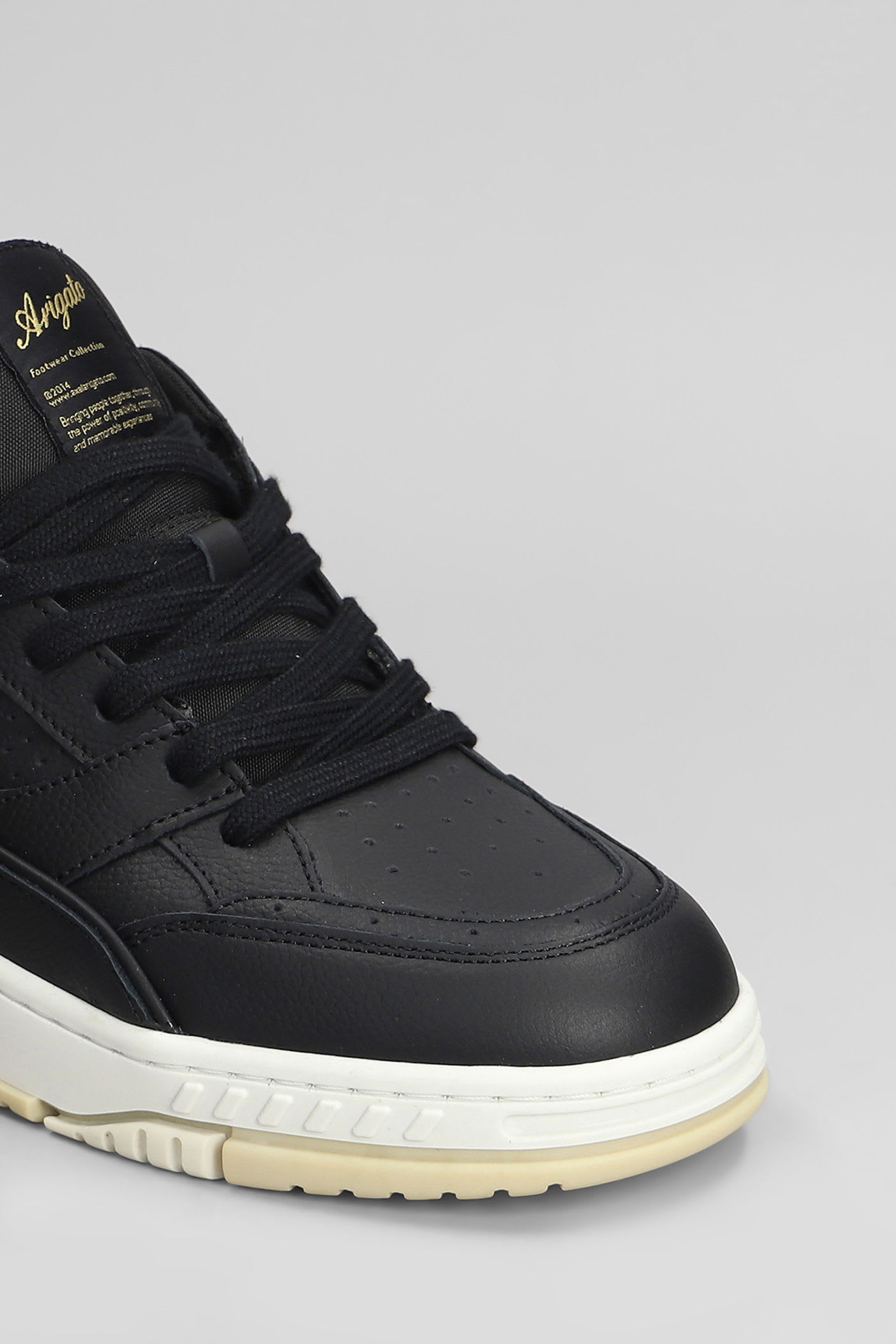 Axel Arigato Area Lo Sneaker Sneakers In Black Leather In Black