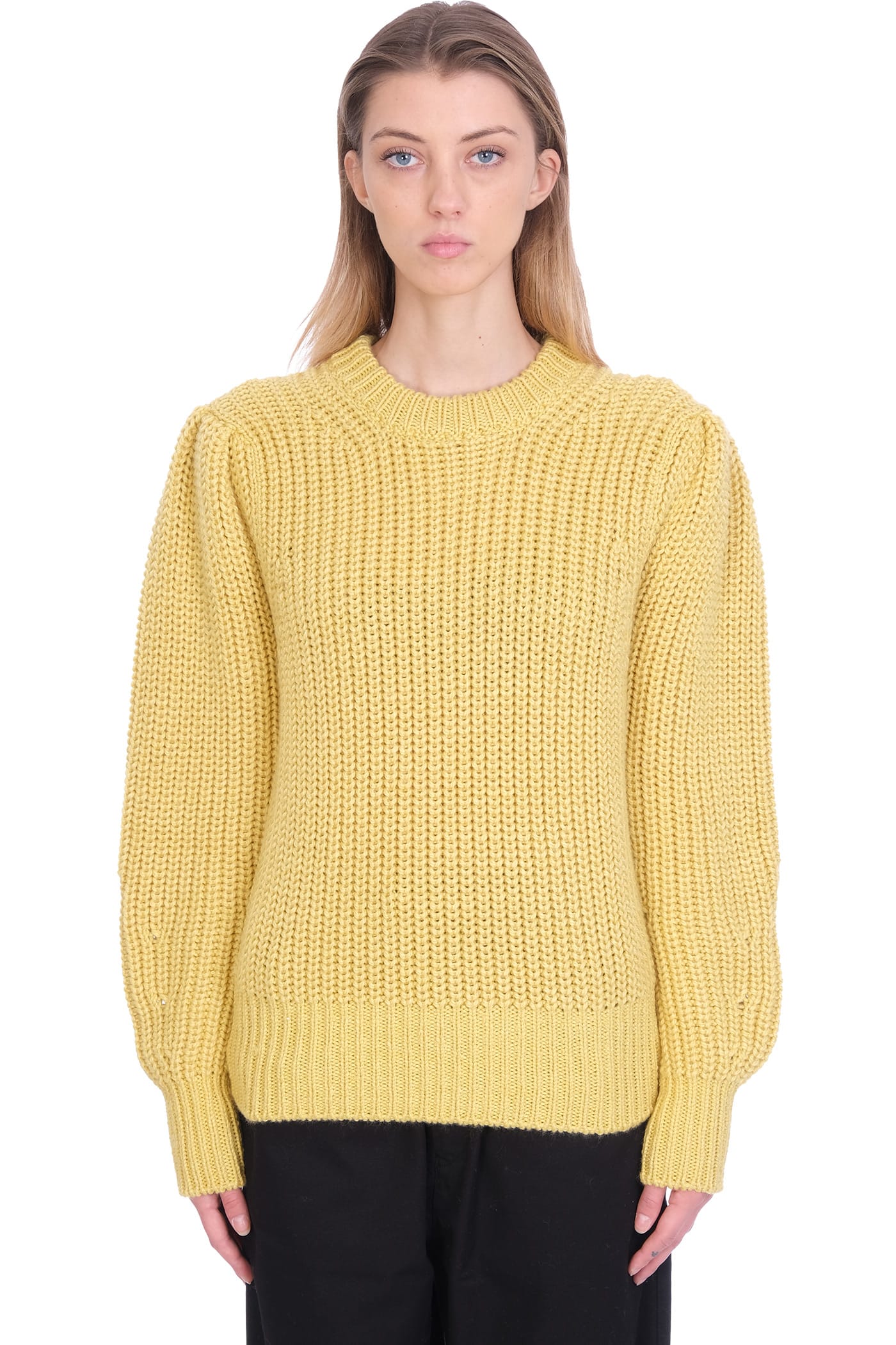 Isabel Marant Étoile Pleane Knitwear In Yellow Wool