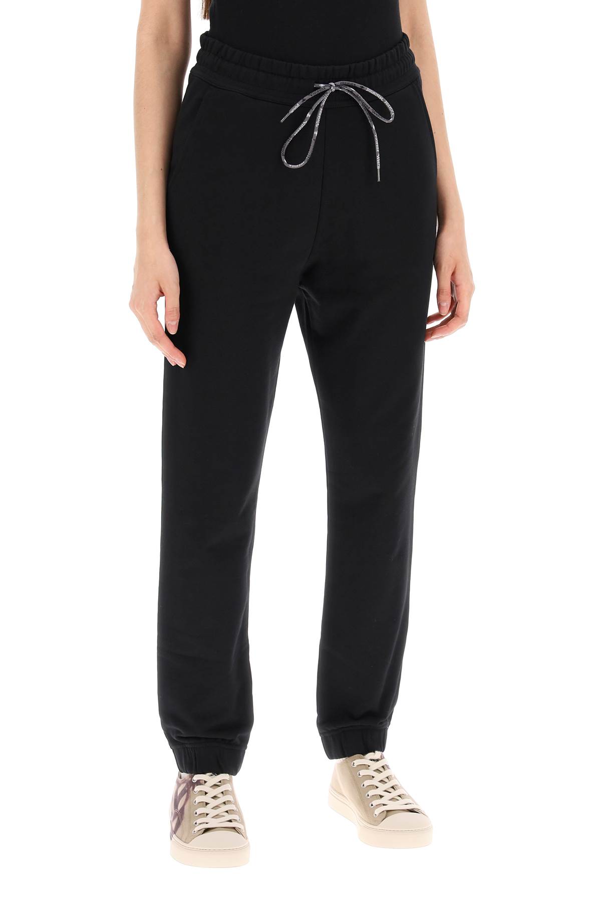 Shop Vivienne Westwood Classic Jogger Pants In Black (black)