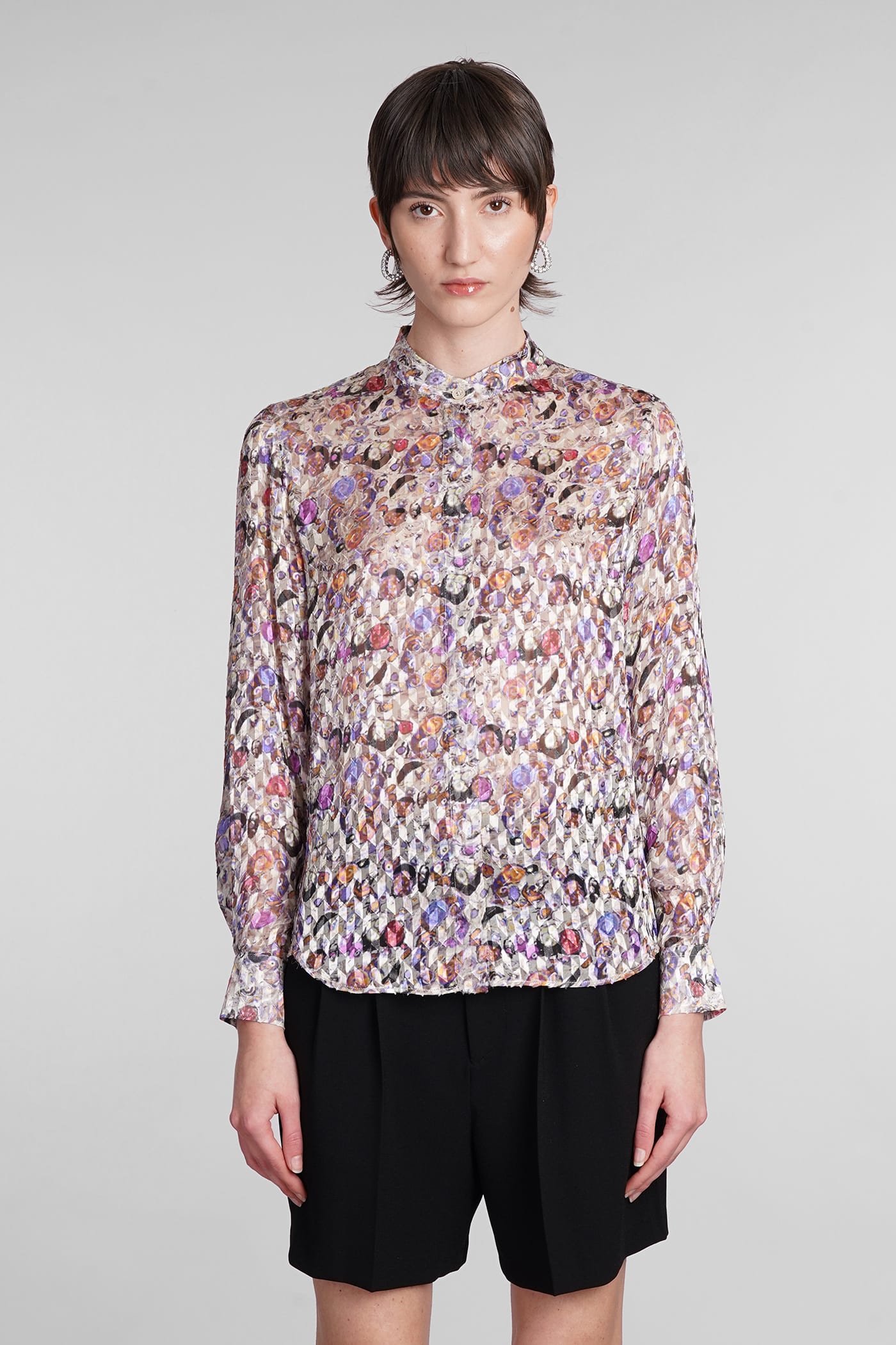 Isabel Marant Ilda Shirt In Multicolor Viscose