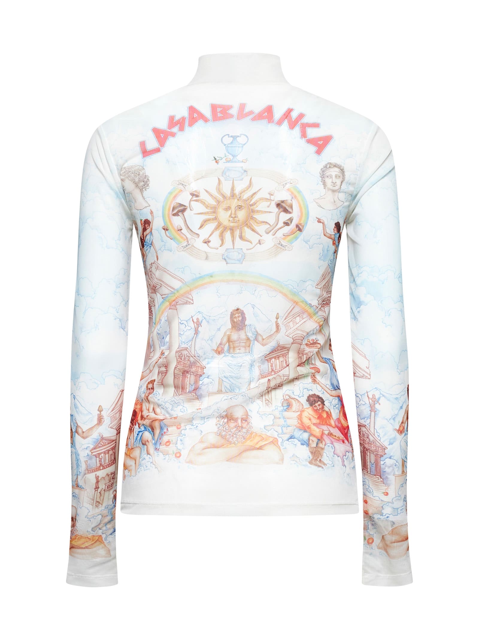 Shop Casablanca Sweater In Le Temple Du Savoir