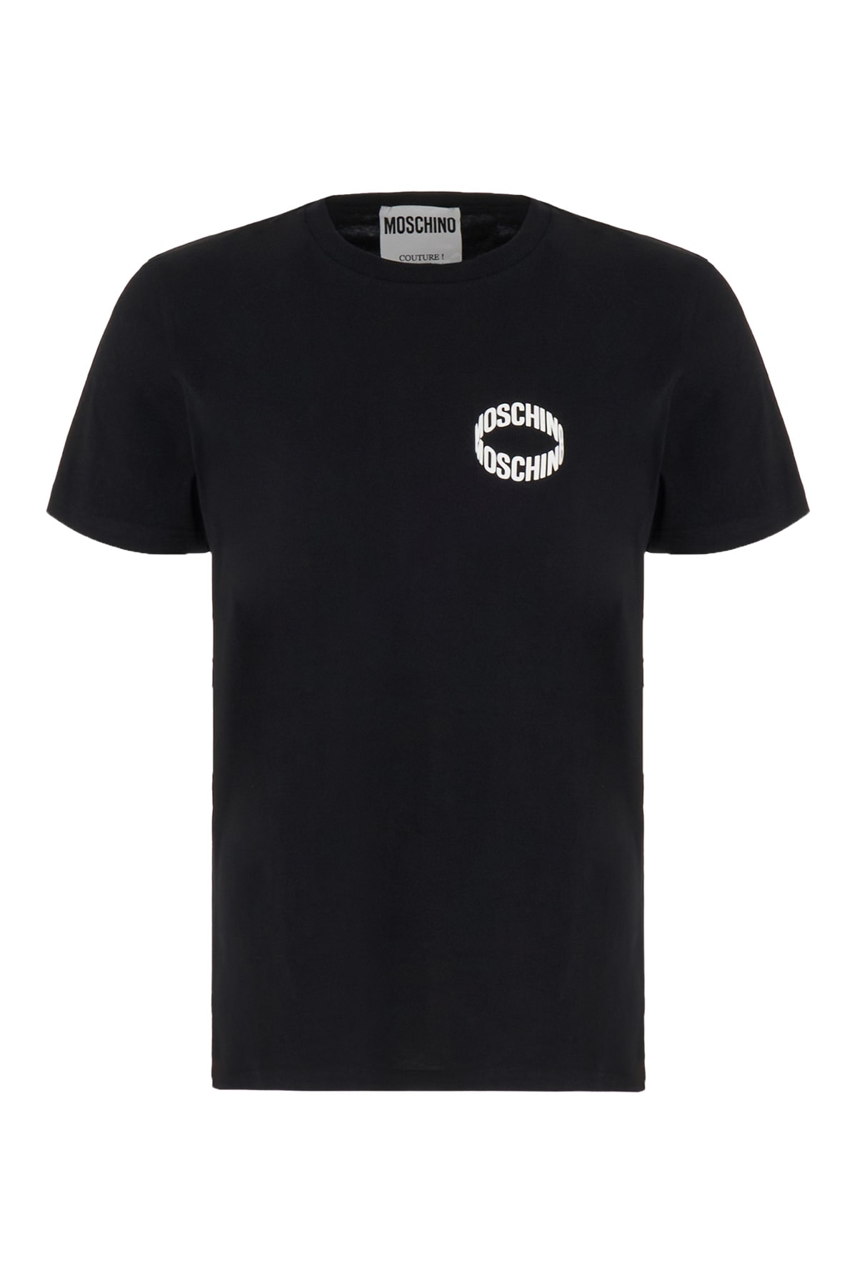 Moschino Logo-print Organic-cotton T-shirt In A1001