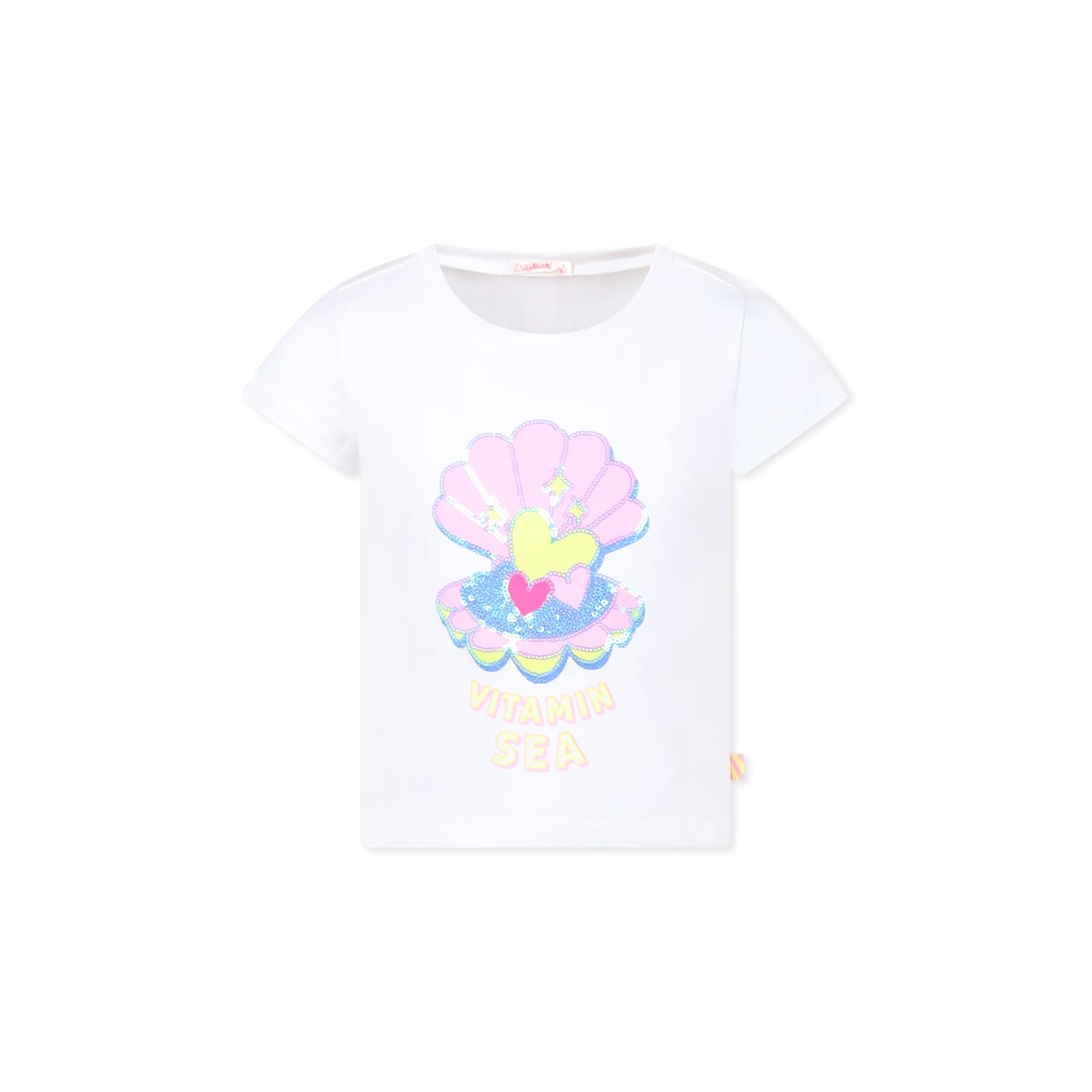 Billieblush Short-sleeved T-shirt In White
