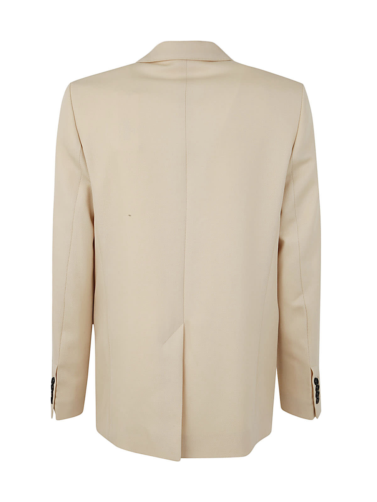 Shop Ami Alexandre Mattiussi Two Buttons Jacket In Vanilla