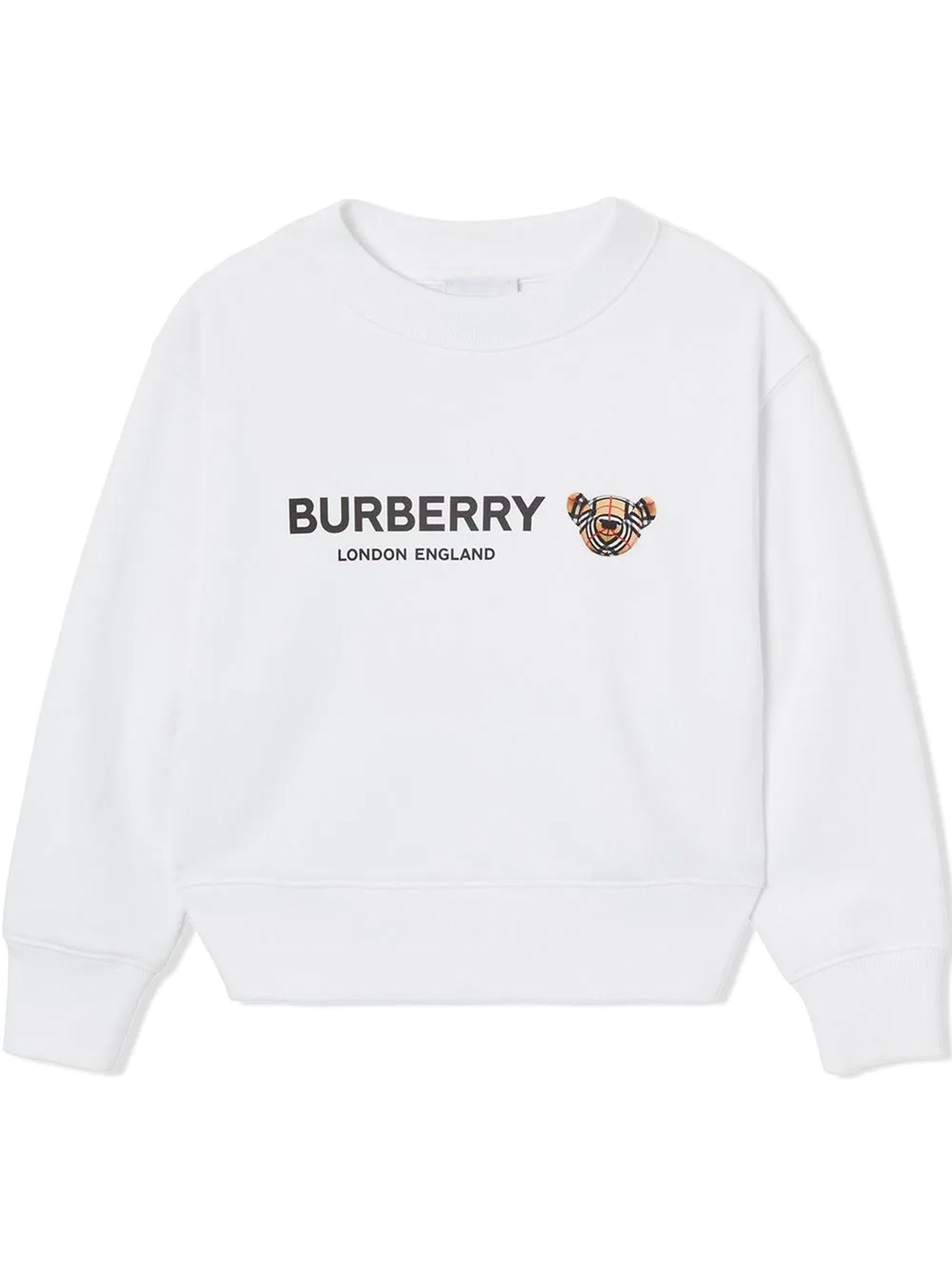 Burberry Thomas Bear Motif Cotton Sweatshirt