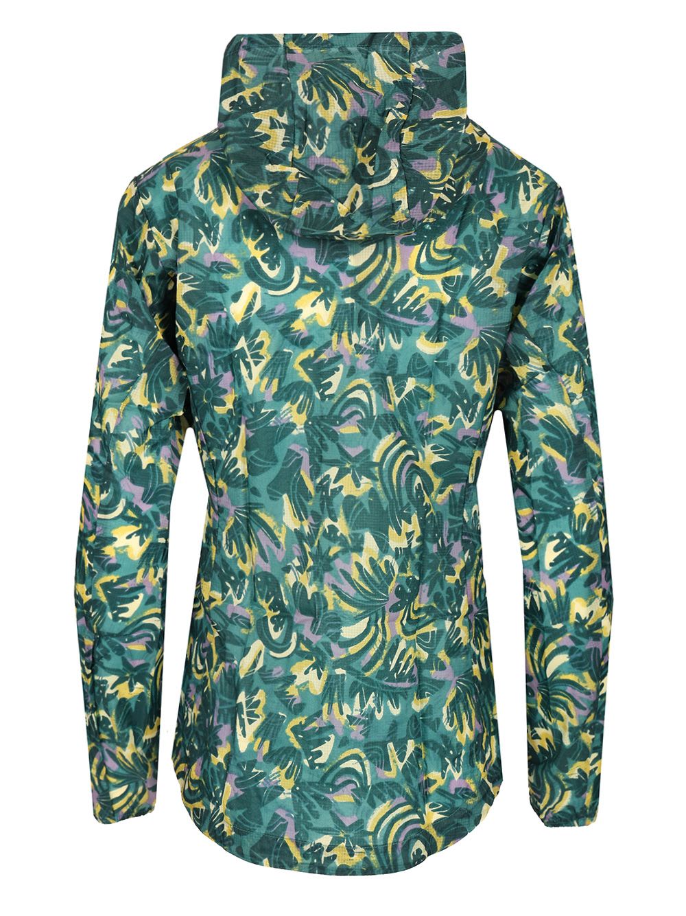 Patagonia Houdini Jacket Recycled Nylon Ripstop With A Durable Water Repellent Yellow In Camouflage
