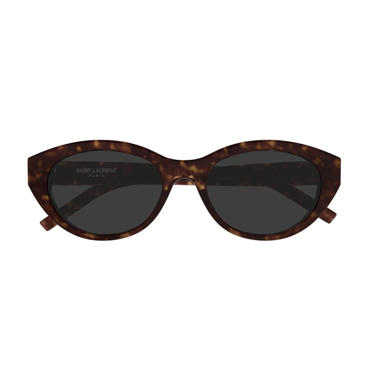 Saint Laurent Sl M148 Linea Monogram 002 Dark Havana Grey Sunglasses In Brown