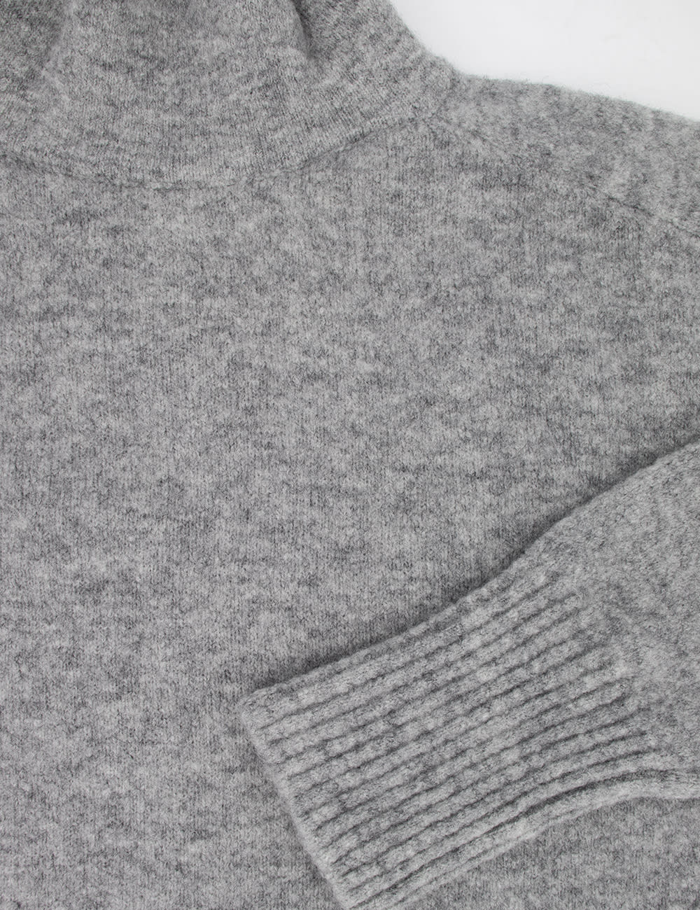 Shop Le Tricot Perugia Jumper In Mid Grey Melange