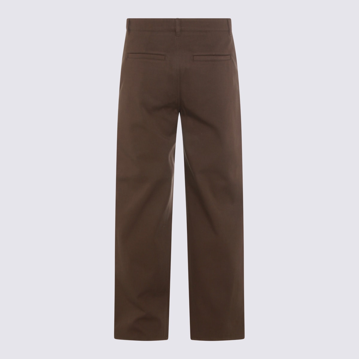 Totême Brown Cotton Jeans In Black
