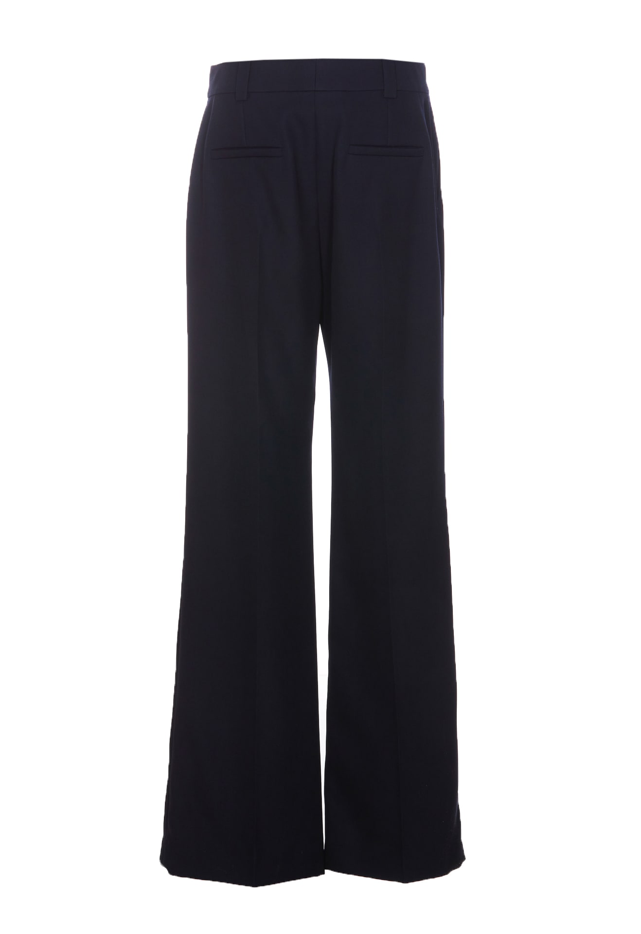 Shop Chloé Tailored Trousers In Blue