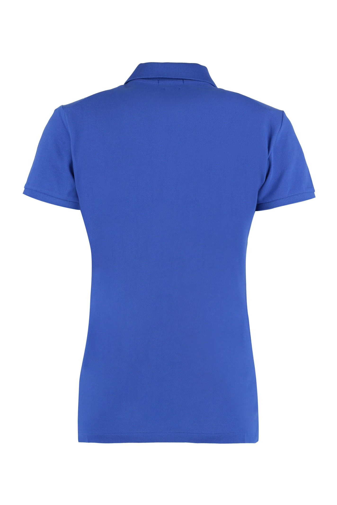 Shop Ralph Lauren Logo Polo Shirt In New Iris Blue