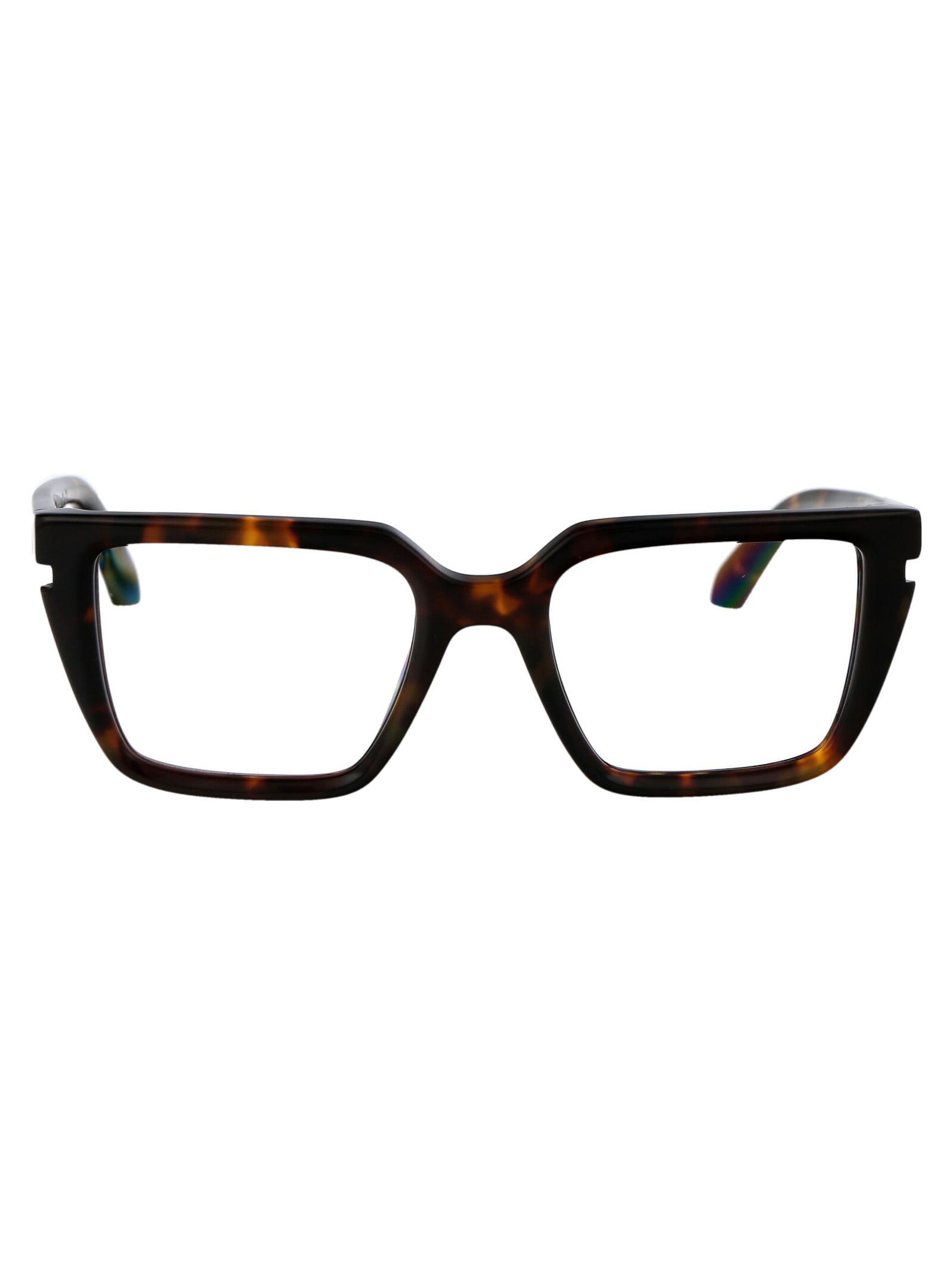 Shop Off-white Optical Style 52 Glasses In 6000 Havana