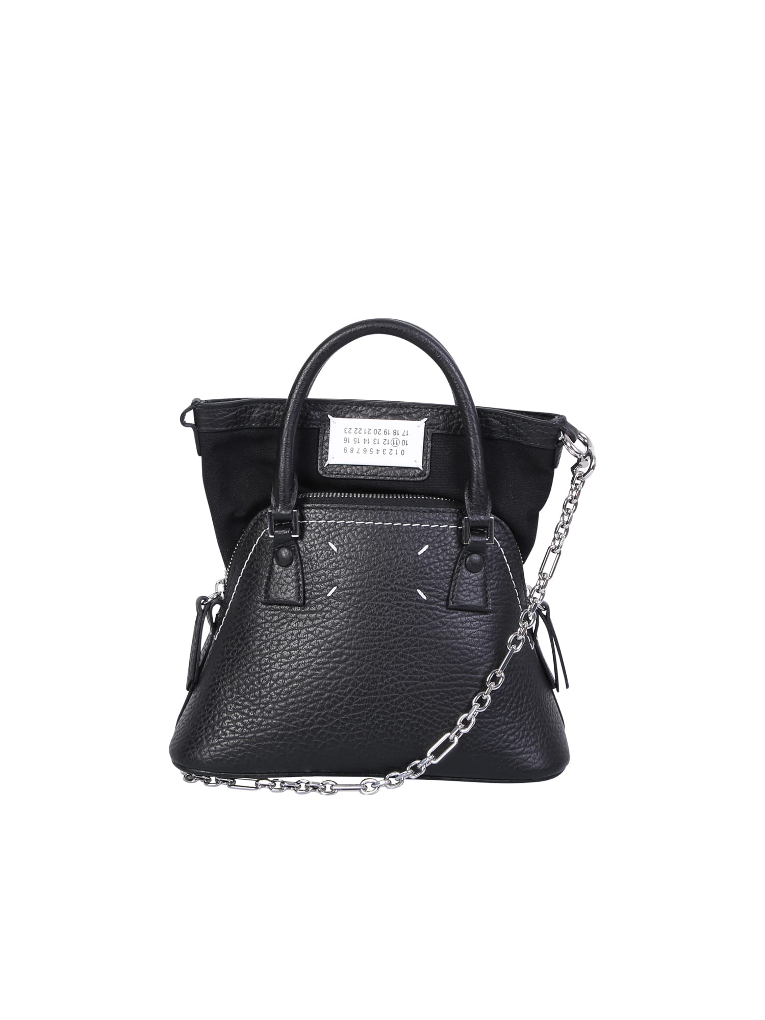 Shop Maison Margiela 5ac Micro Bag In Black