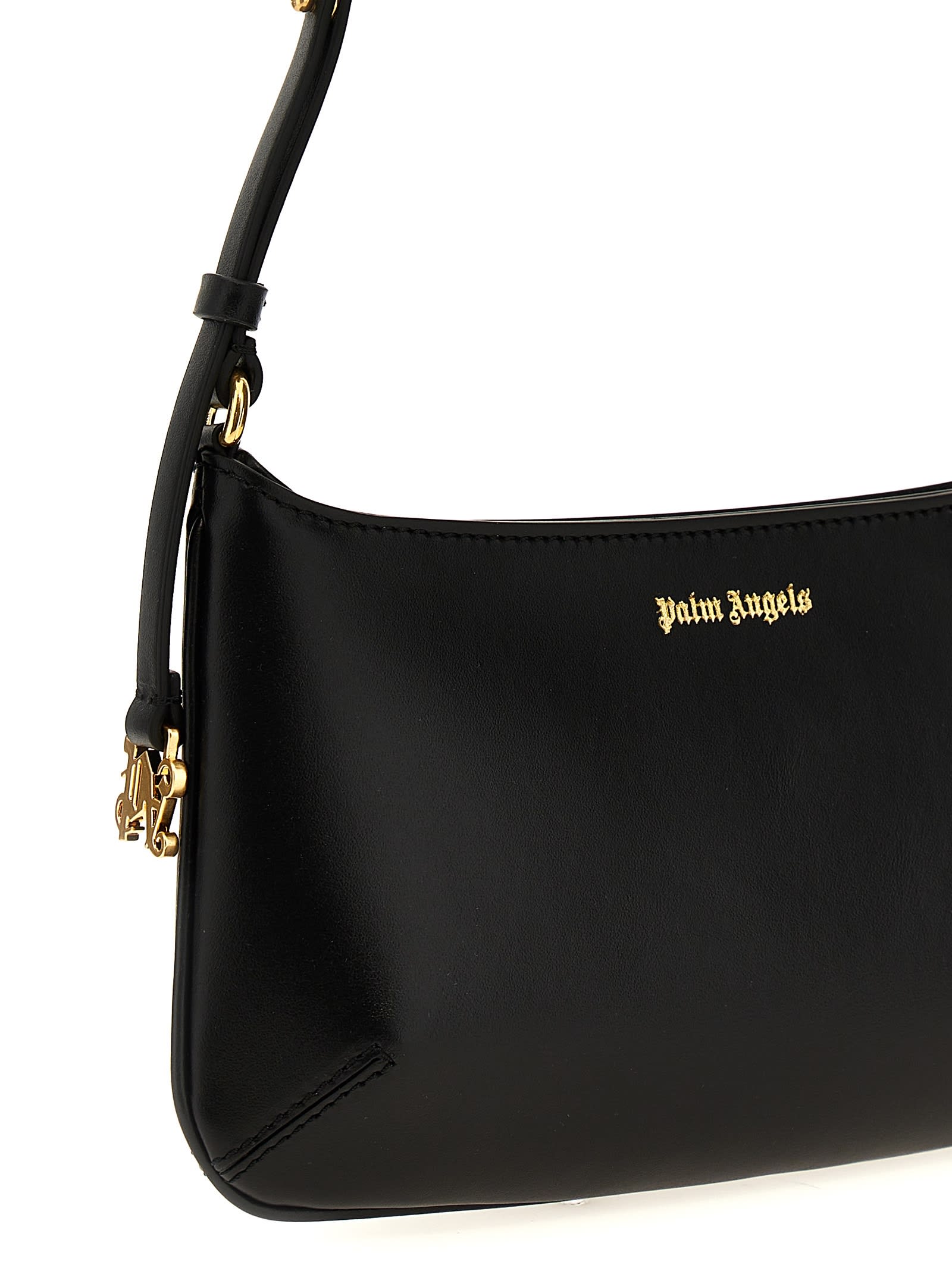 Shop Palm Angels Giorgina Shoulder Bag In Black