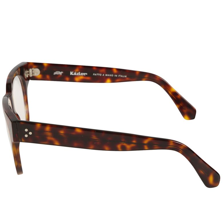 Kador Hampton Square-frame Glasses In Brown