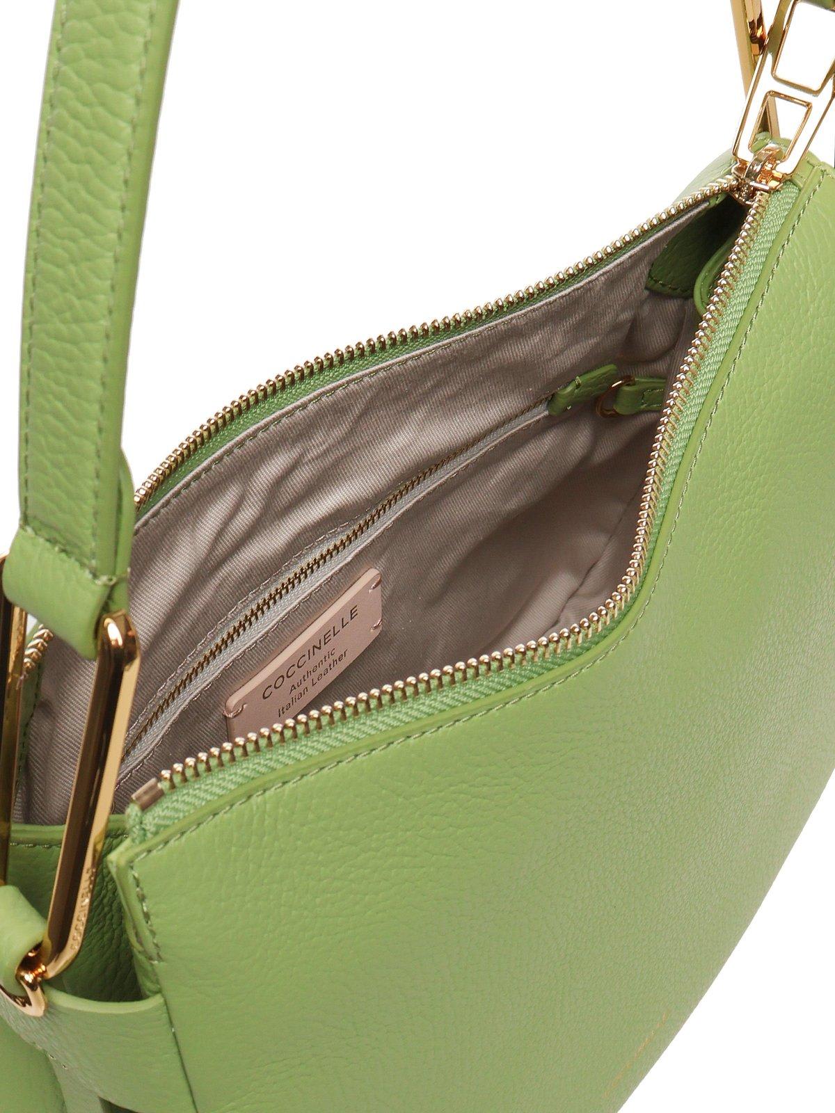Shop Coccinelle Magie Soft Small Hobo Bag In Mint