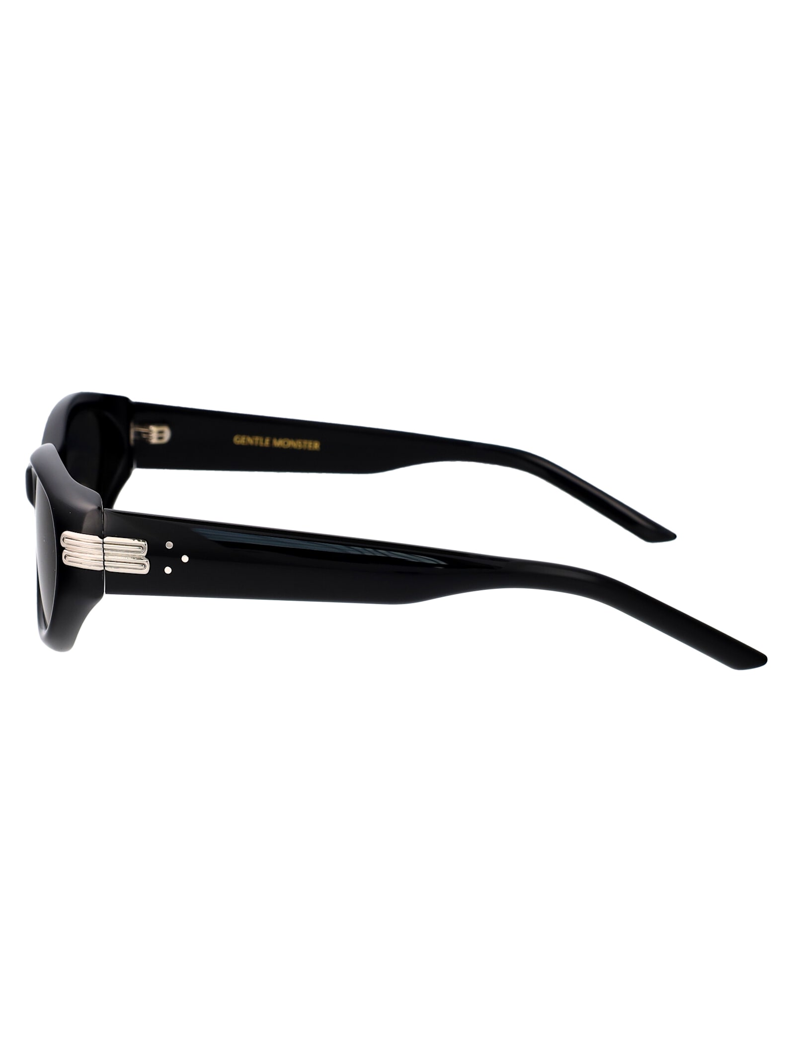 Shop Gentle Monster Kiko Sunglasses In 01 Black