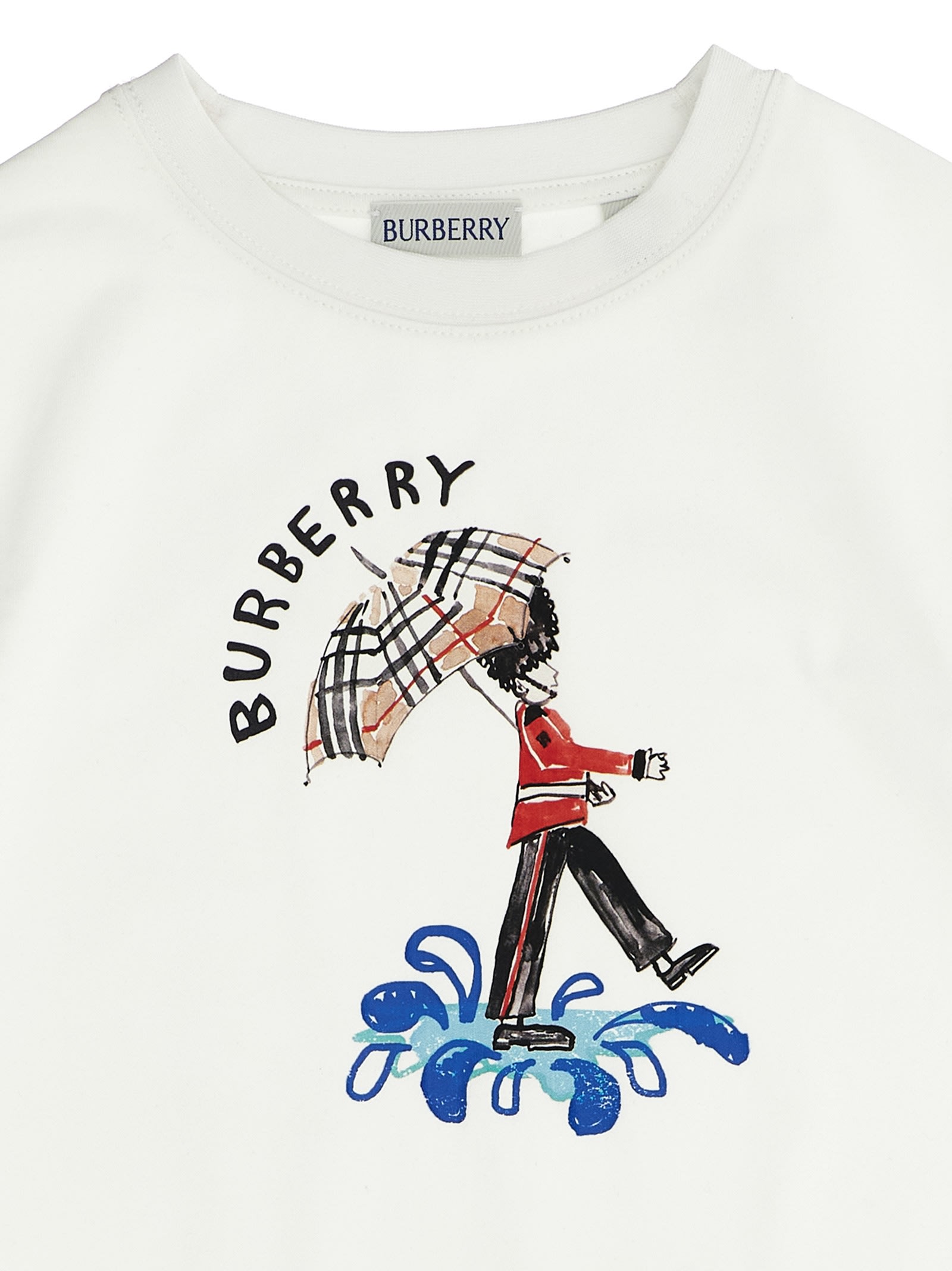 Burberry Cedar Soldier T-shirt In White