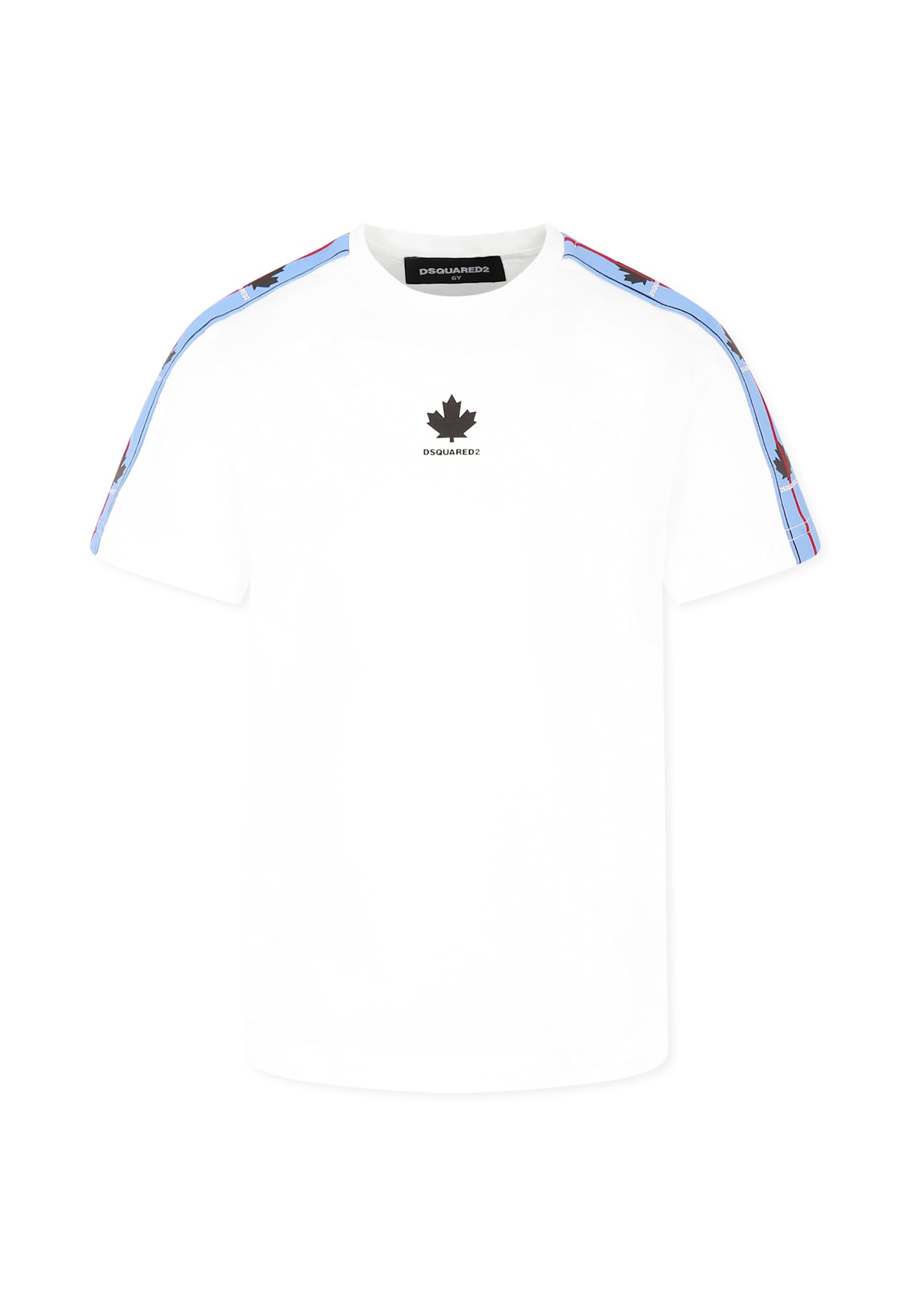 Dsquared2 White T-shirt For Boy With Logo In White