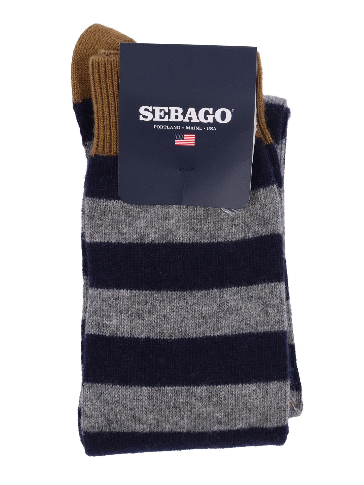 Sebago Solon Rigal Socks In Blue