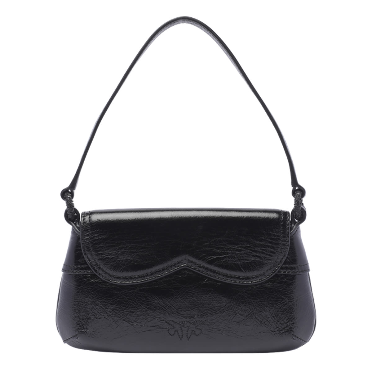 Shop Pinko 520 Baby Shoulder Bag In Black