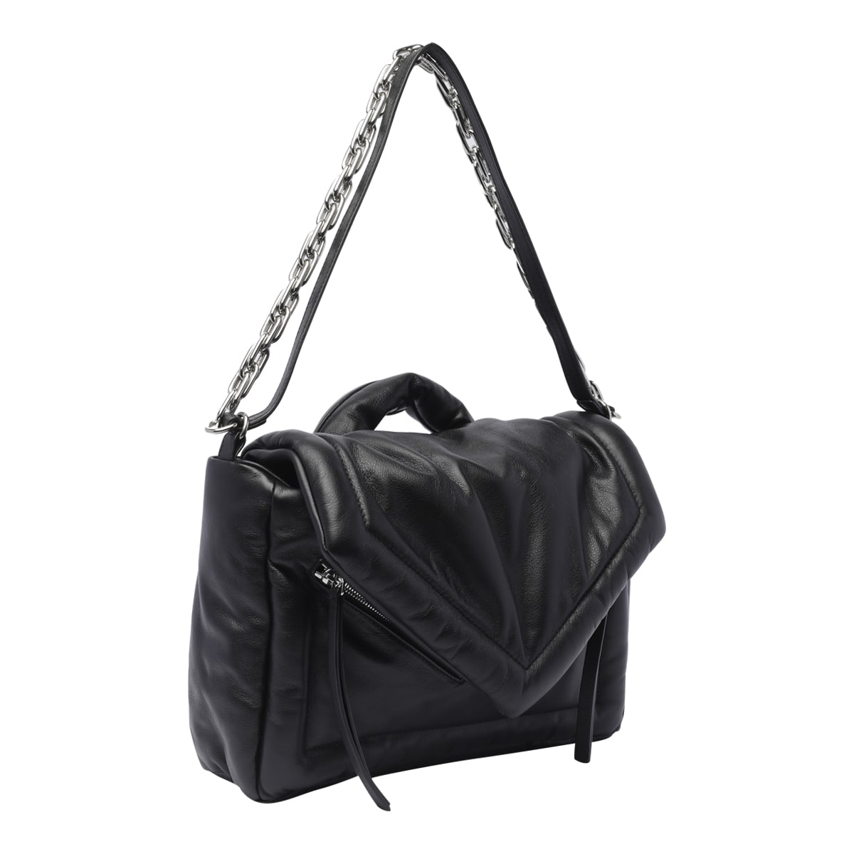 Shop Vic Matie Shoulder Bag In Black