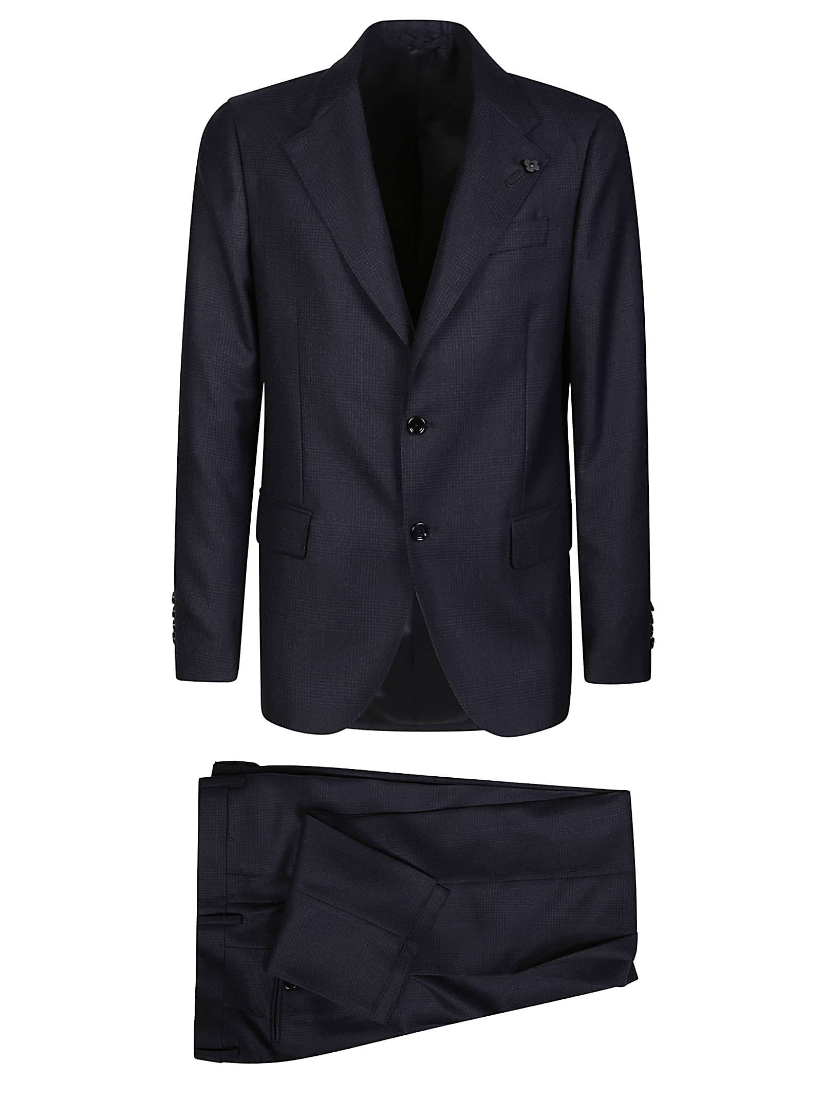 Lardini Special Line Suit In Blu