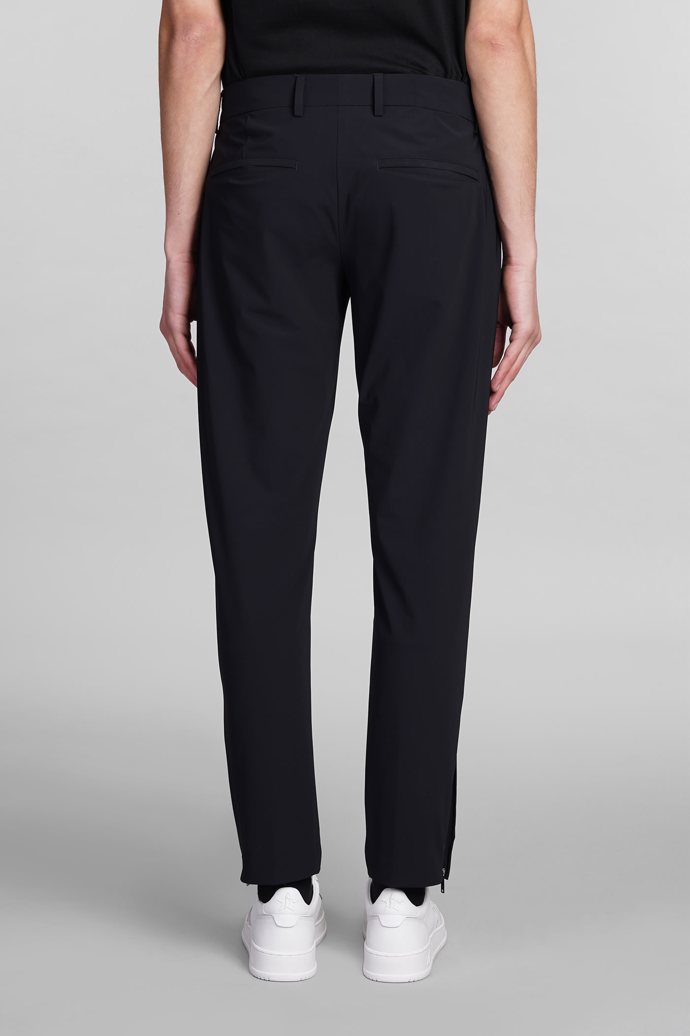 Shop Pt01 Pants In Black Polyester