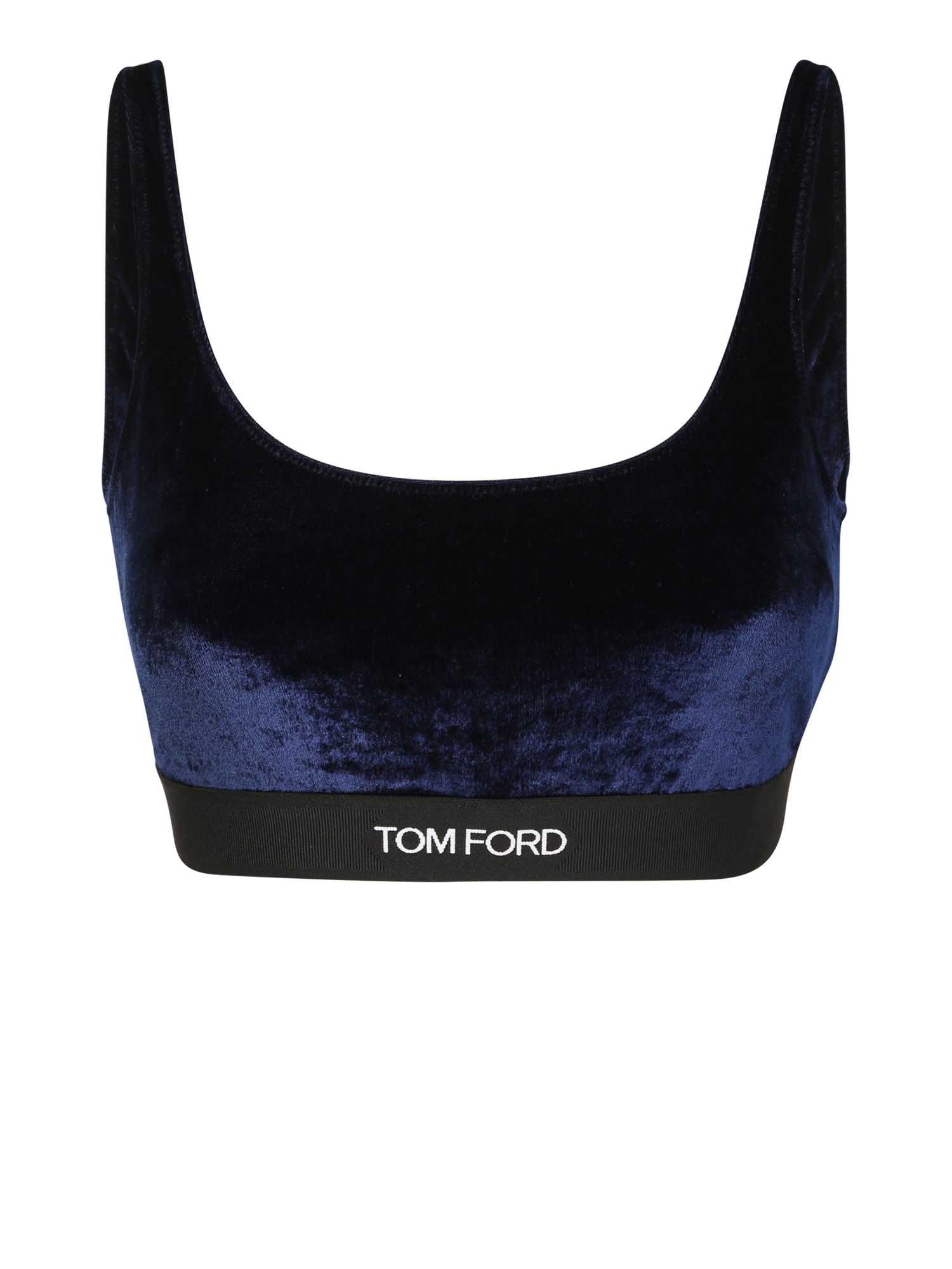 TOM FORD THIS TOM FORD VELVET BRALETTE IS THE PERFECT COMBINATION OF SPORTSWEAR AND EVENING WEAR