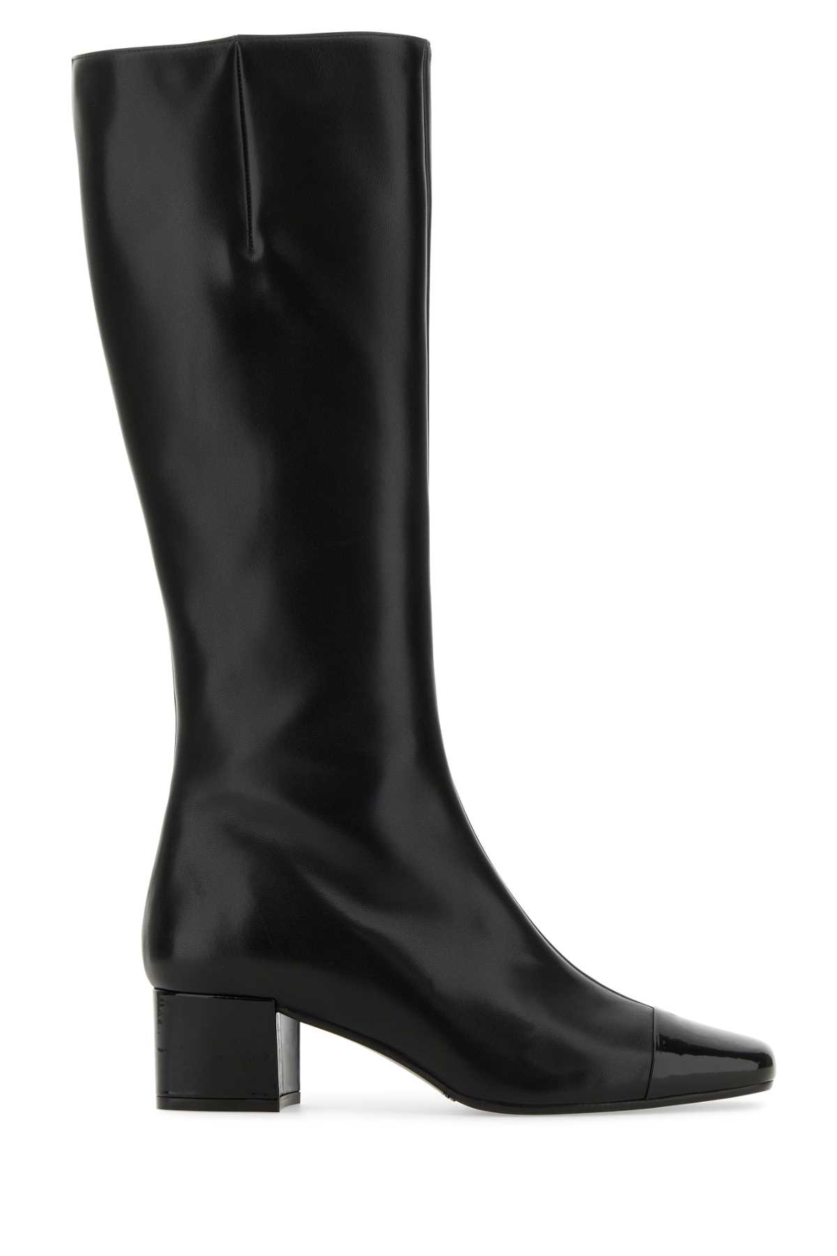 Black Leather Malaga Boots