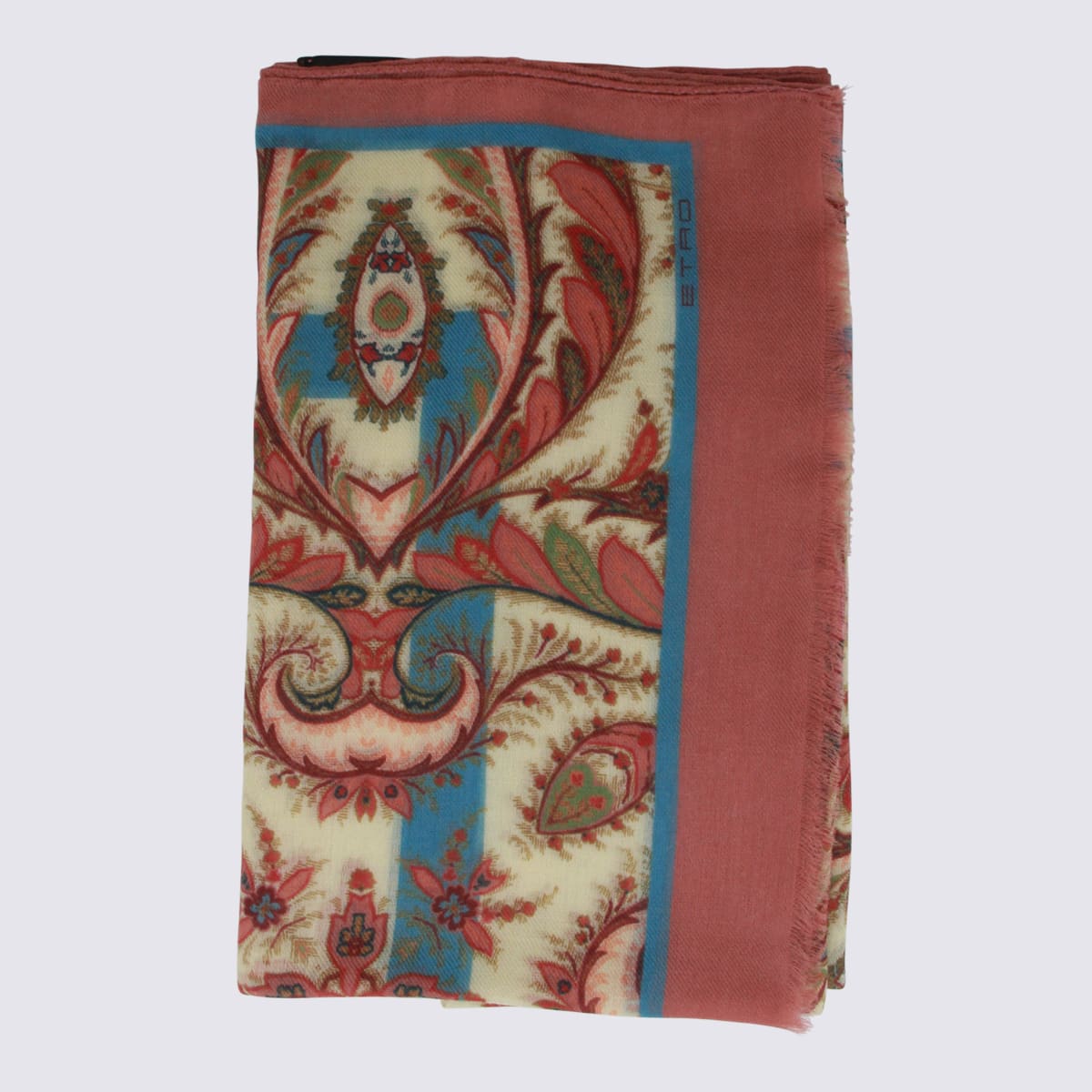 Etro Floral Pattern Lightweight Soft Texture Scarf In Multi