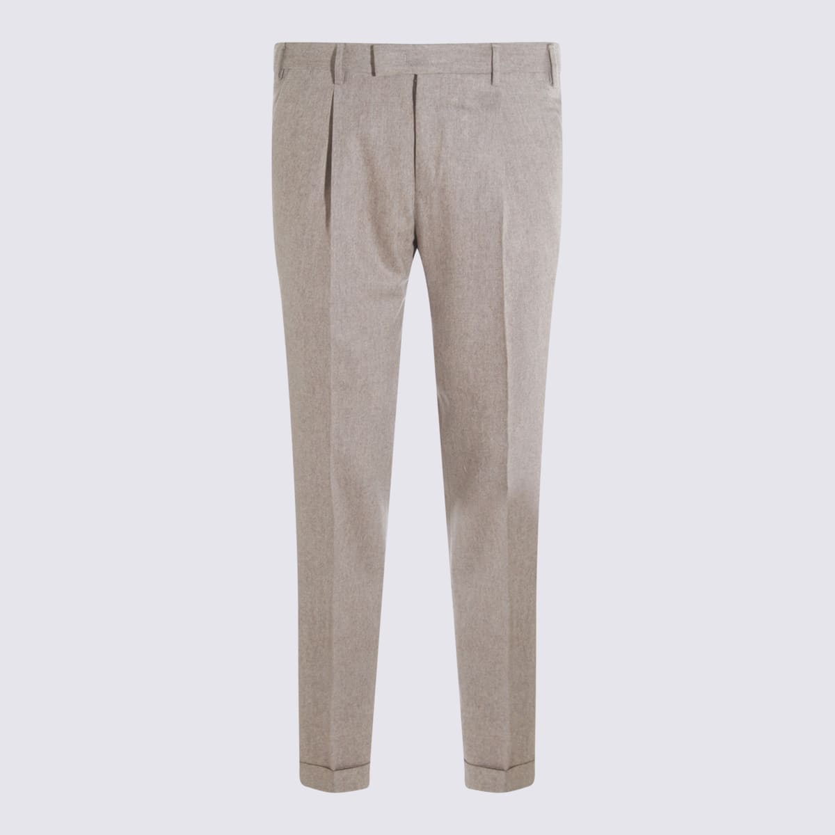 Beige Wool Pants