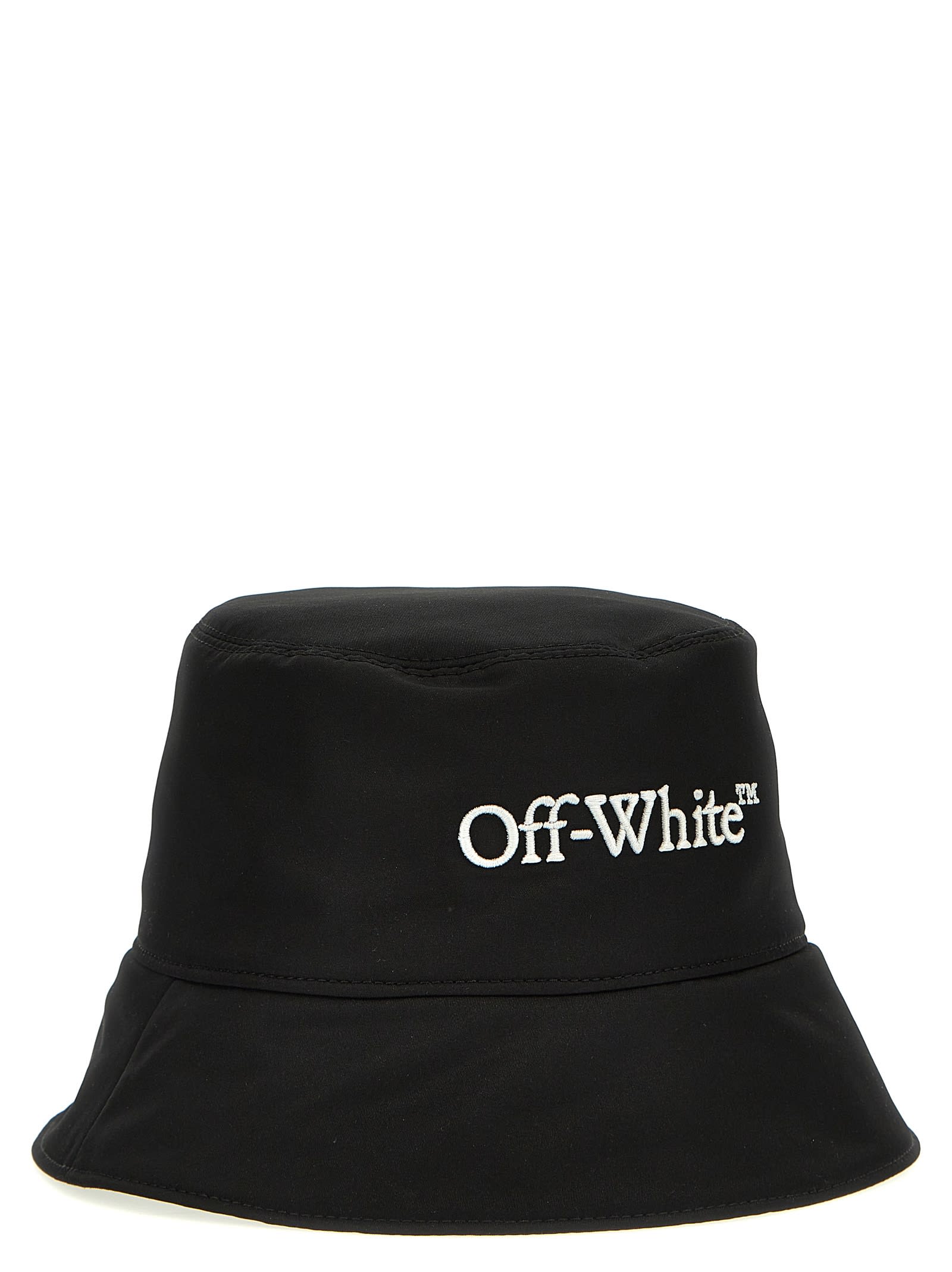 Shop Off-white Bookish Bucket Hat In White/black