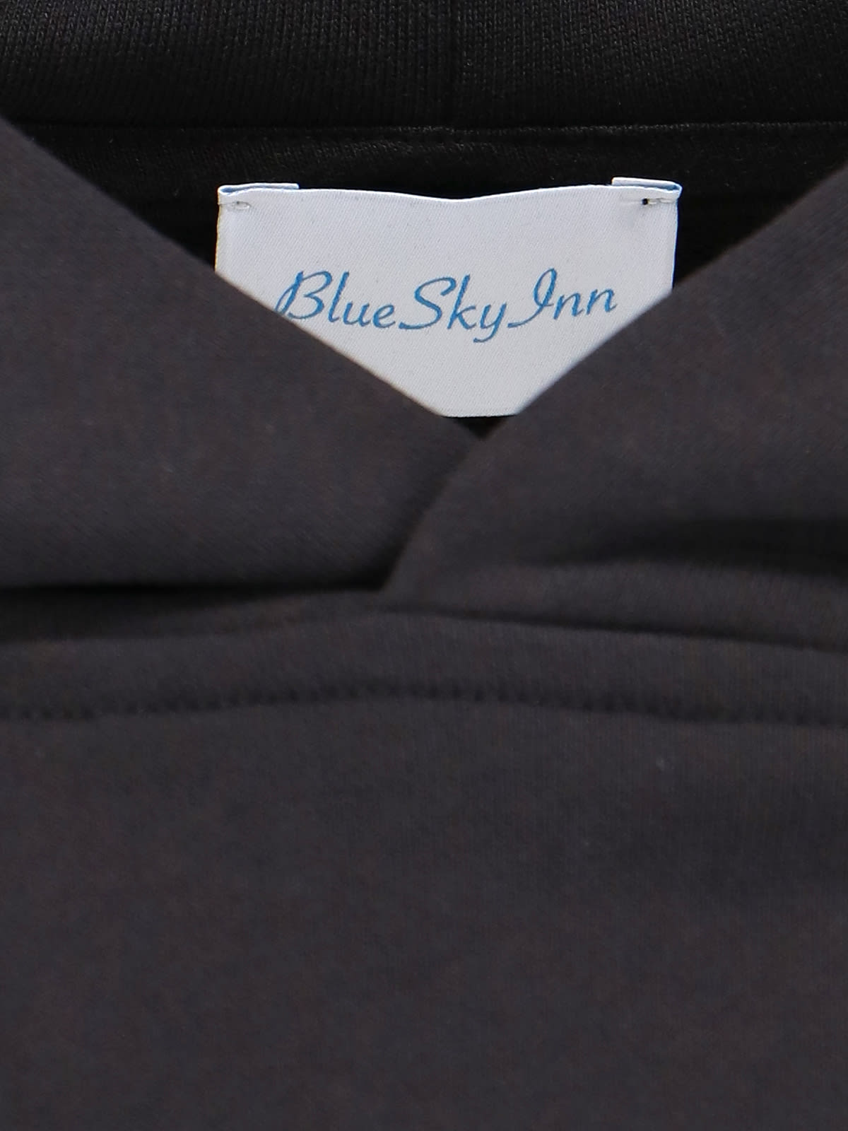 Shop Blue Sky Inn Printed Hoodie In Black