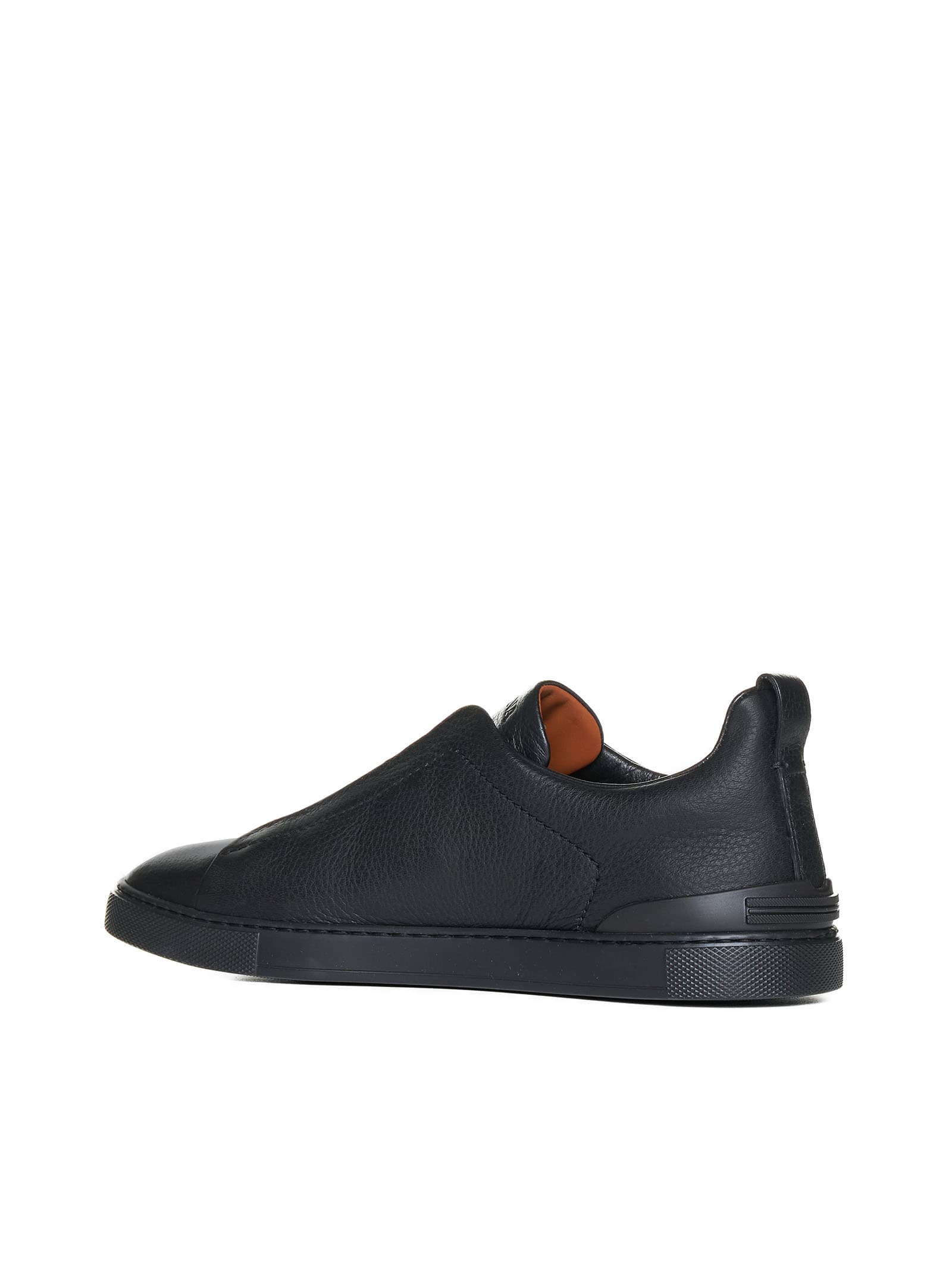 Shop Zegna Sneakers In Nero Unito