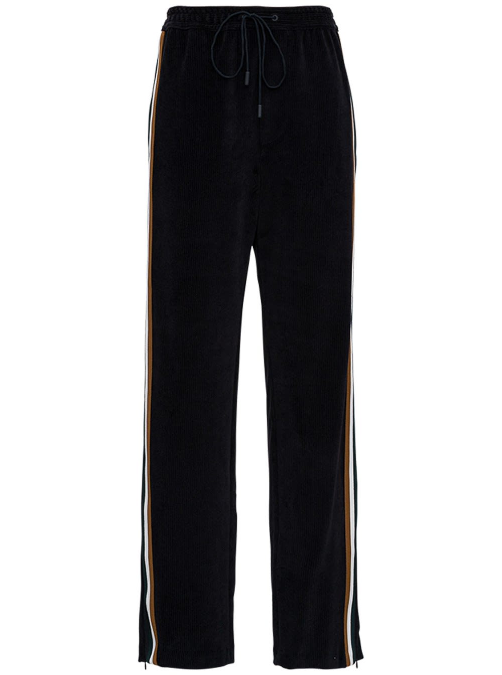 Dsquared2 Line Track Pants In Cotton Blend